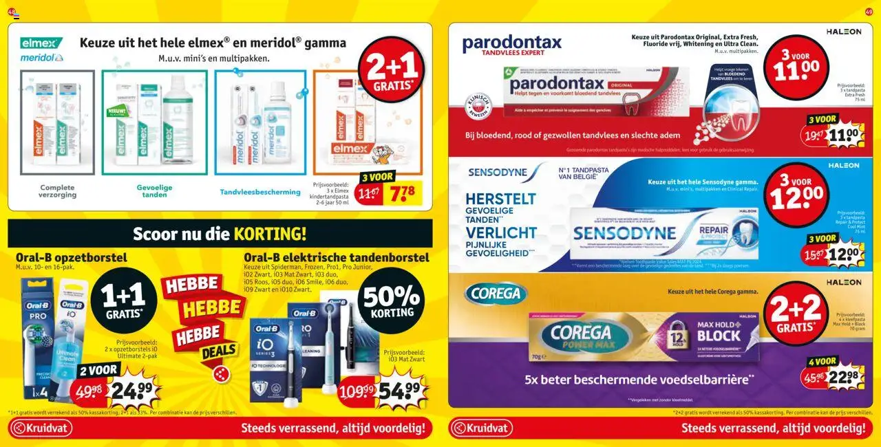  | Pagina: 27 | Producten: Elektrische tandenborstel, Tandpasta, Tandenborstel, Kan