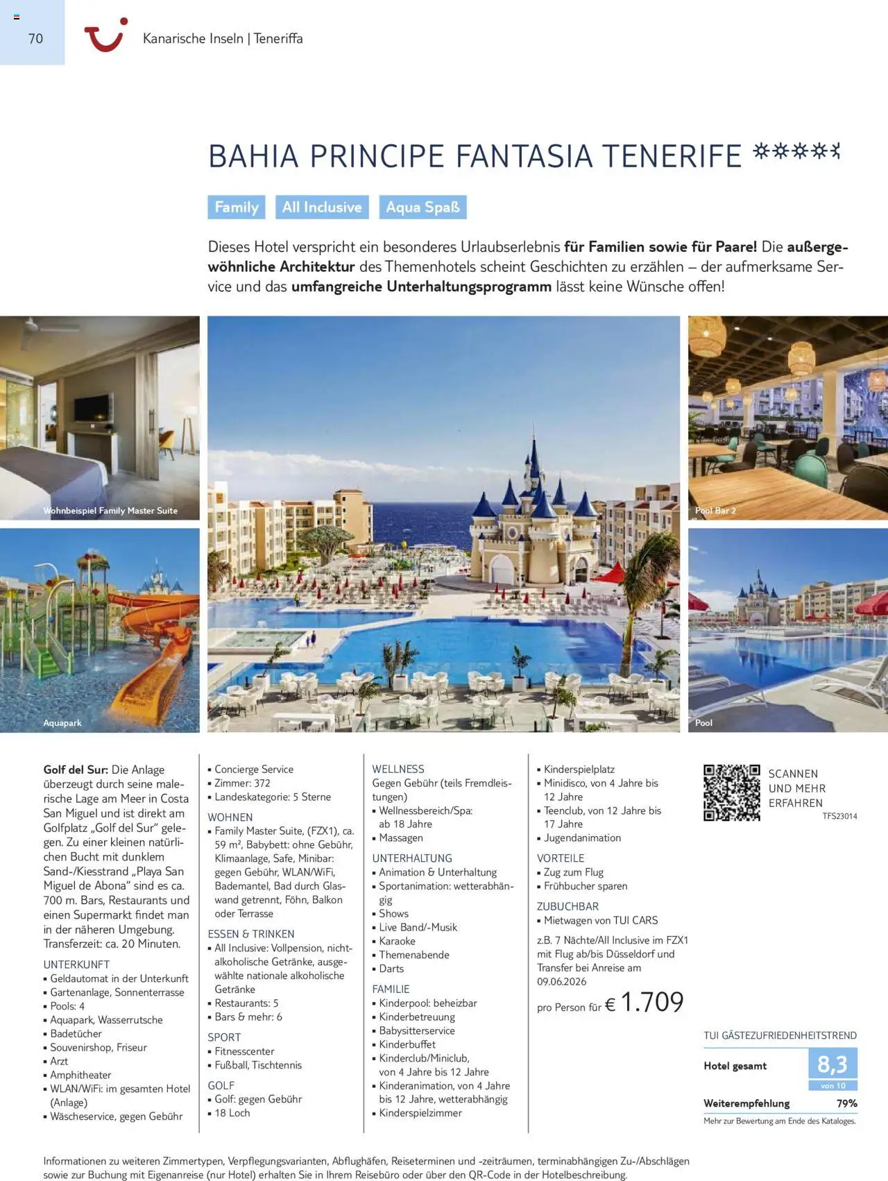 TUI Prospekt Kanaren, Kapverden & Senegal 2025/26	  – gültig ab 01.11.2025 | Seite: 70 | Produkte: Babybett, Bad