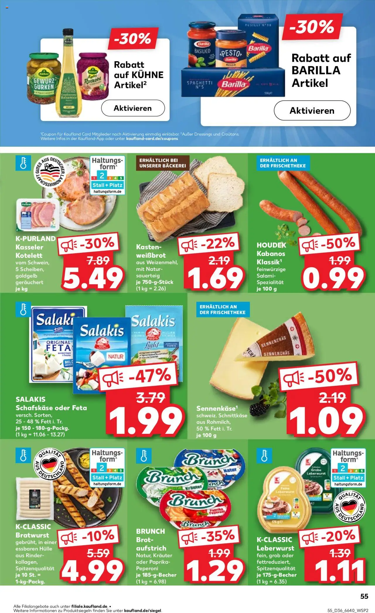  | Pagina: 55 | Producten: Salami, Kész piskótalap, Protein, Feta