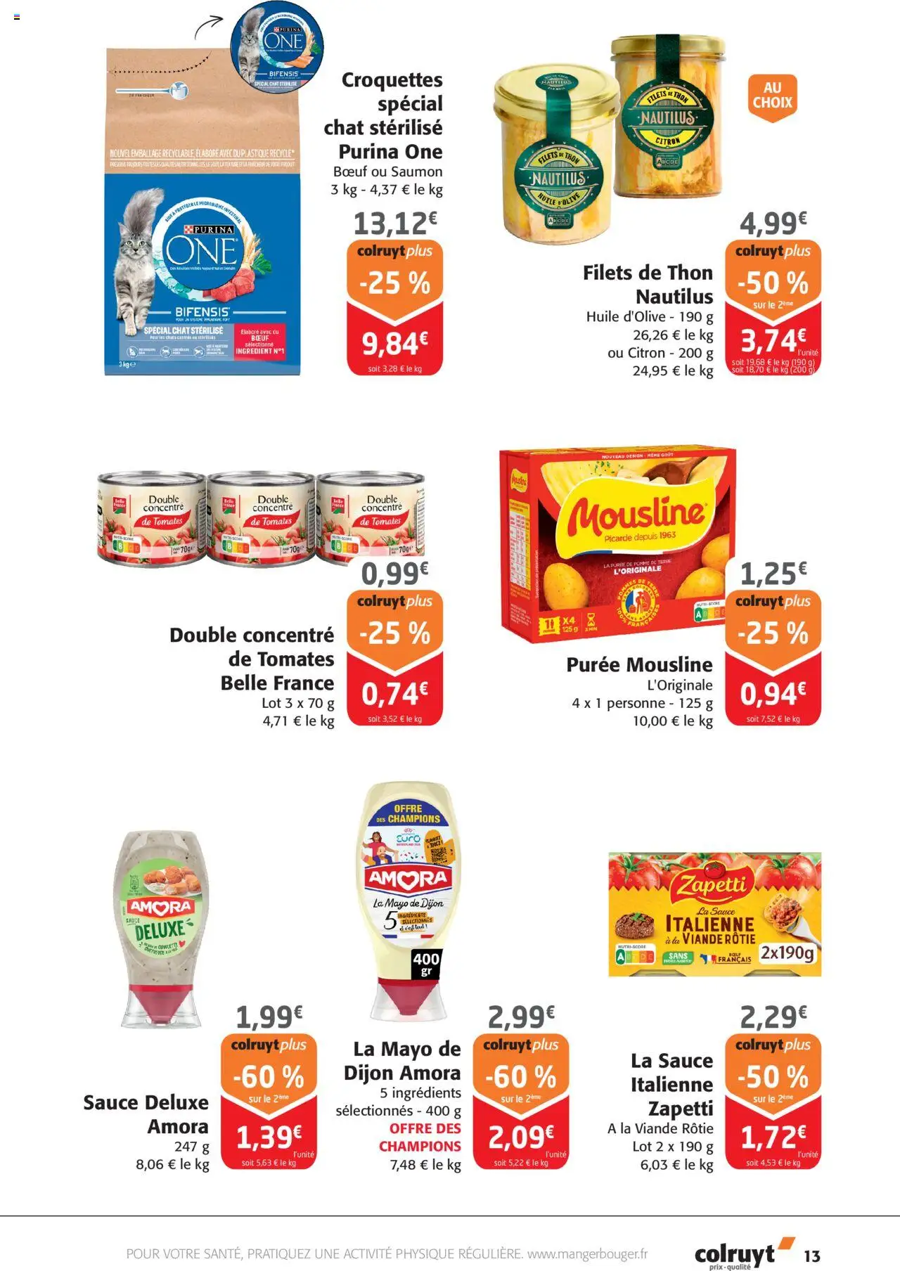 {H1} | Page: 13 | Produits: Huile D'olive, Pomme, Tomates, Saumon