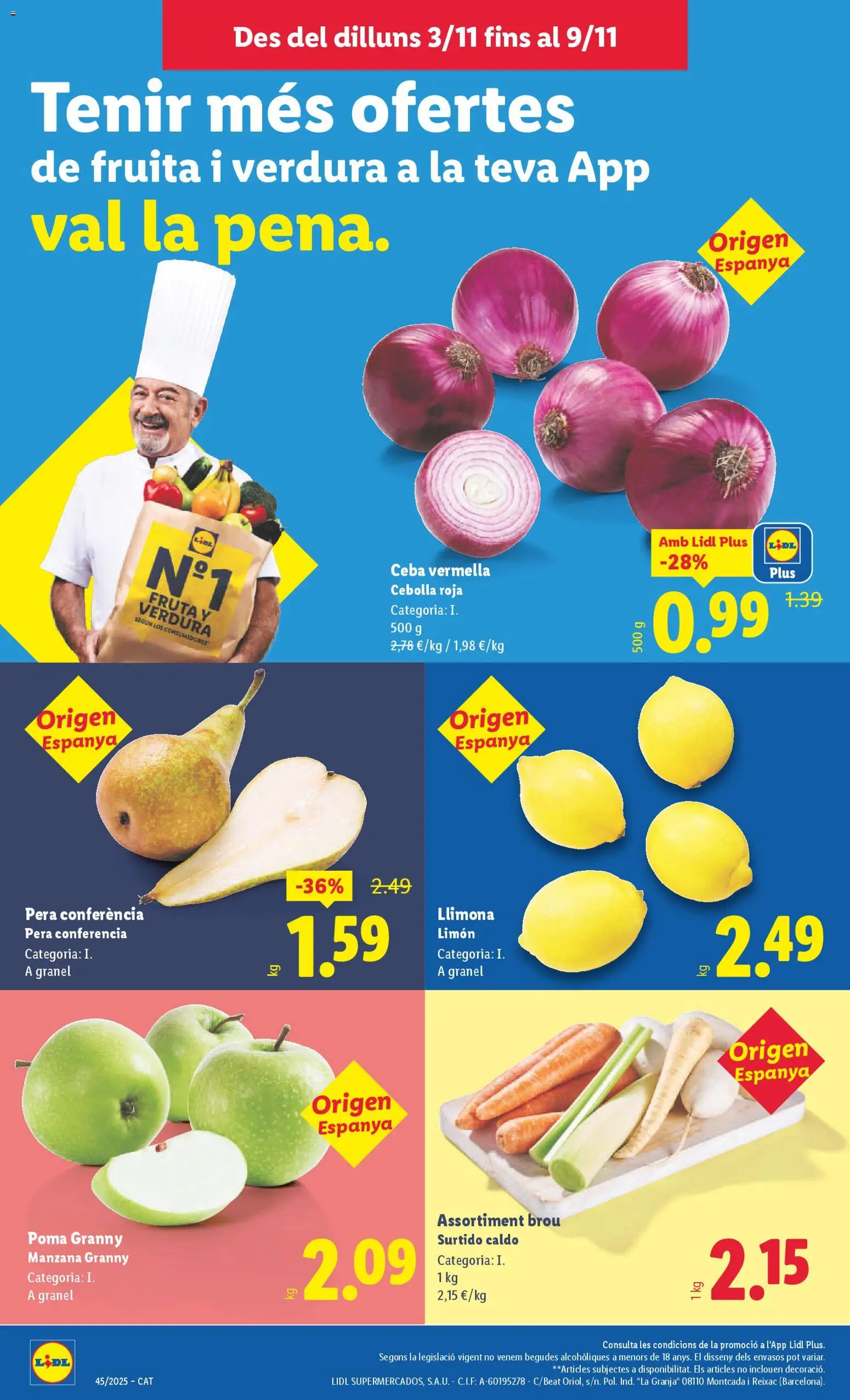 Lidl folleto │ válido desde el 03.11.2025 | Página: 10 | Productos: Manzana, Παγωμένο τσάι