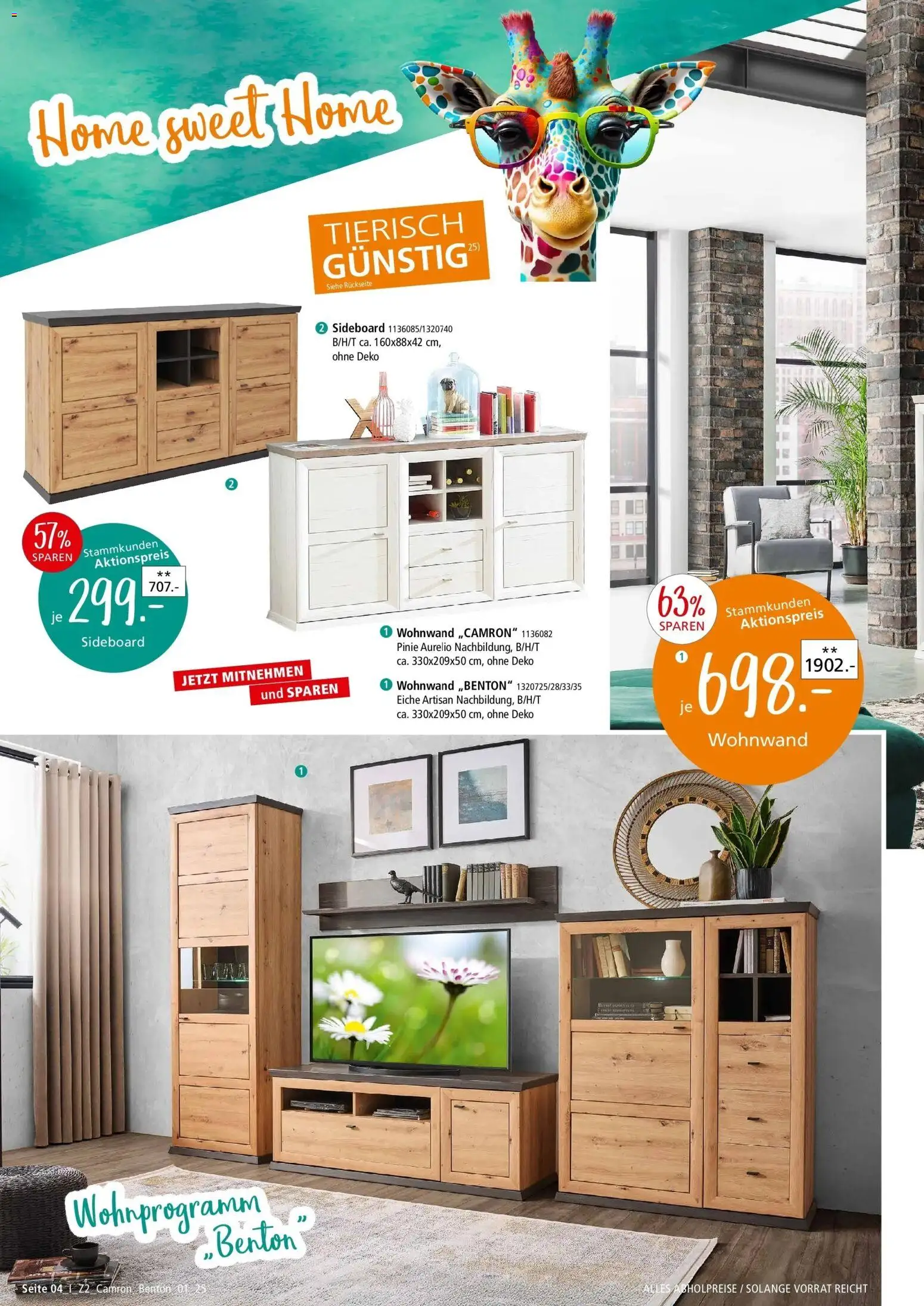 Zurbrüggen - Zurbrüggen: Home Sweet Home – gültig ab 12.12.2025 | Seite: 4 | Produkte: Sideboard, Wohnwand