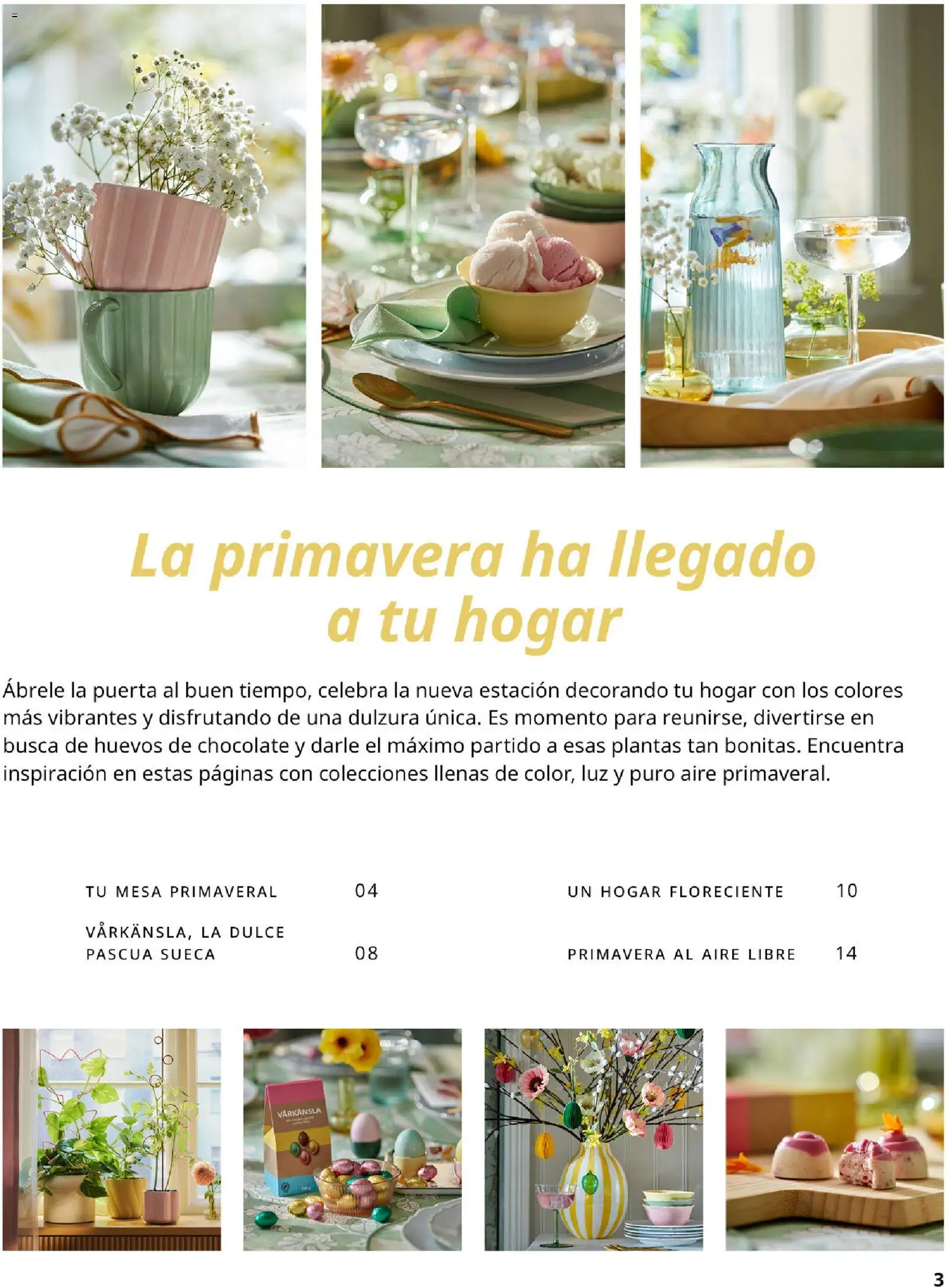 IKEA - Colecciones de primaver │ válido desde el 01.01.2026 | Página: 3 | Productos: Huevos, Chocolate, Mesa