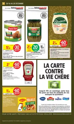 Intermarché - Prévisualisation de HARICOTS VERTS EXTRA FINS SAINT ELOI, cueillis & rangés à la main 345 g valide à partir de 16.12.2025 | Page: 34 | Produits: Volaille, Mayonnaise, Huile, Ketchup