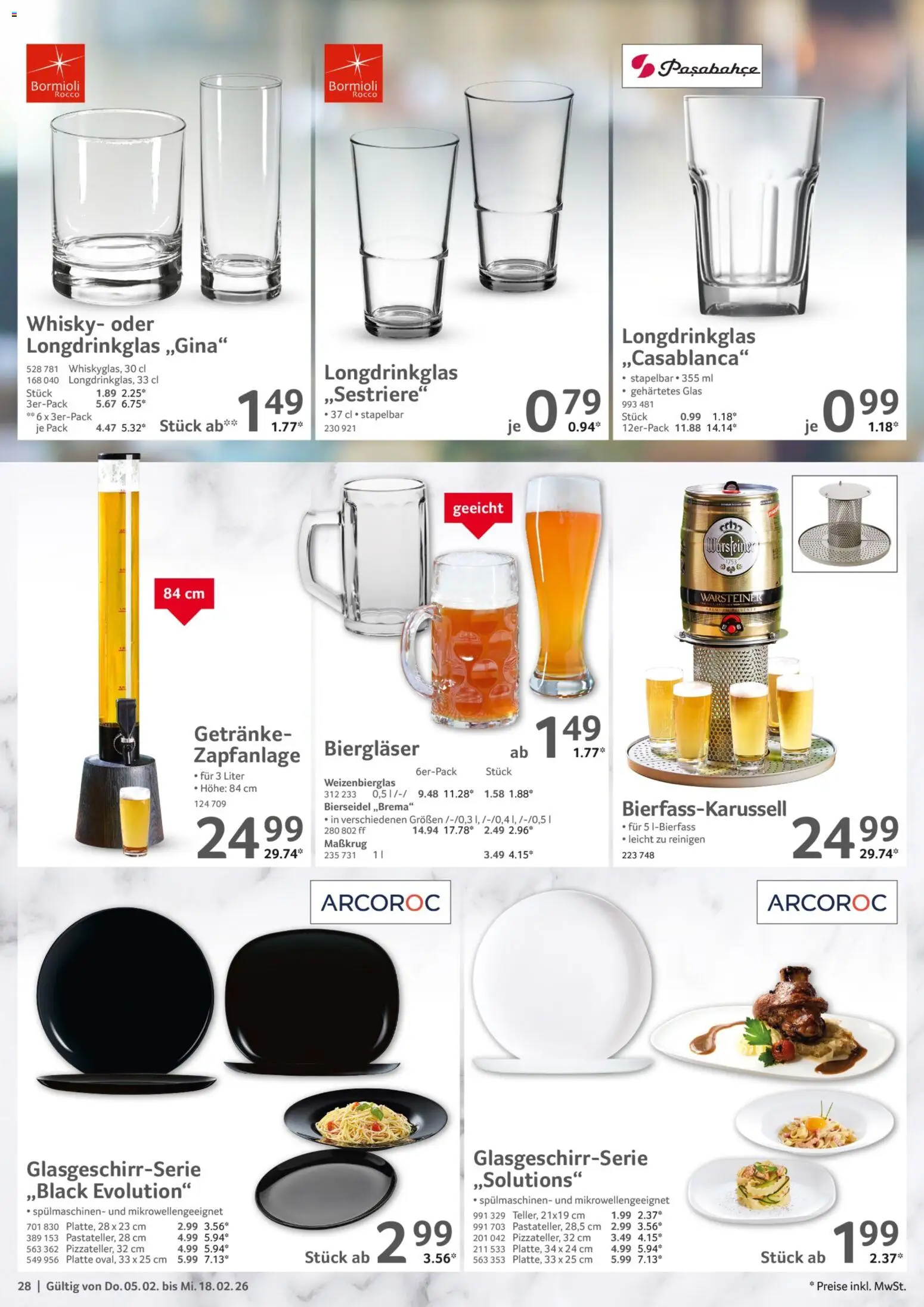 Selgros Gastronomie – gültig ab 05.02.2026 | Seite: 28 | Produkte: Whisky, Warsteiner