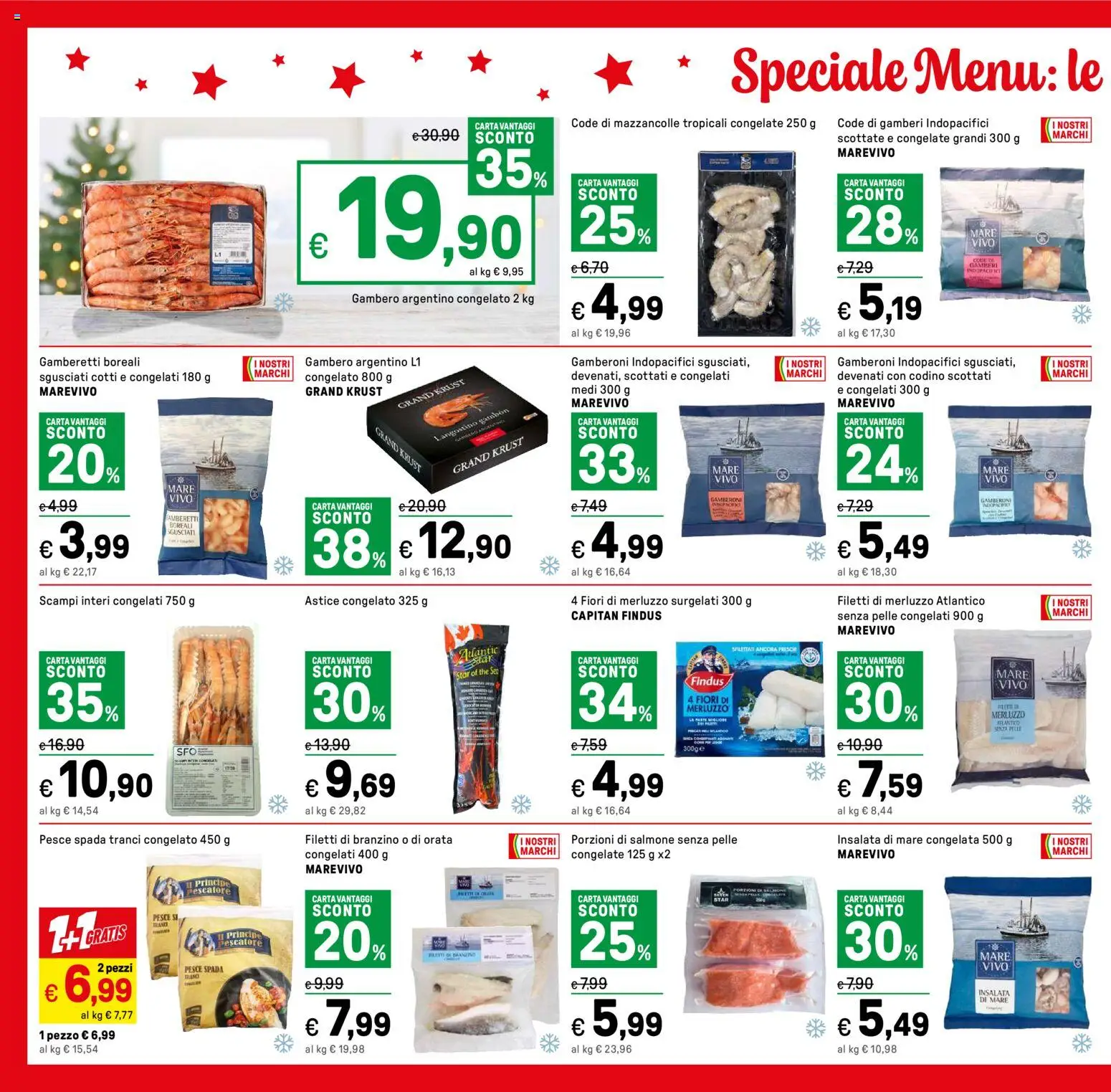 Volantino Iper del 15.12.2025 | Pagina: 10 | Prodotti: Pesce, Merluzzo, The, Gamberetti