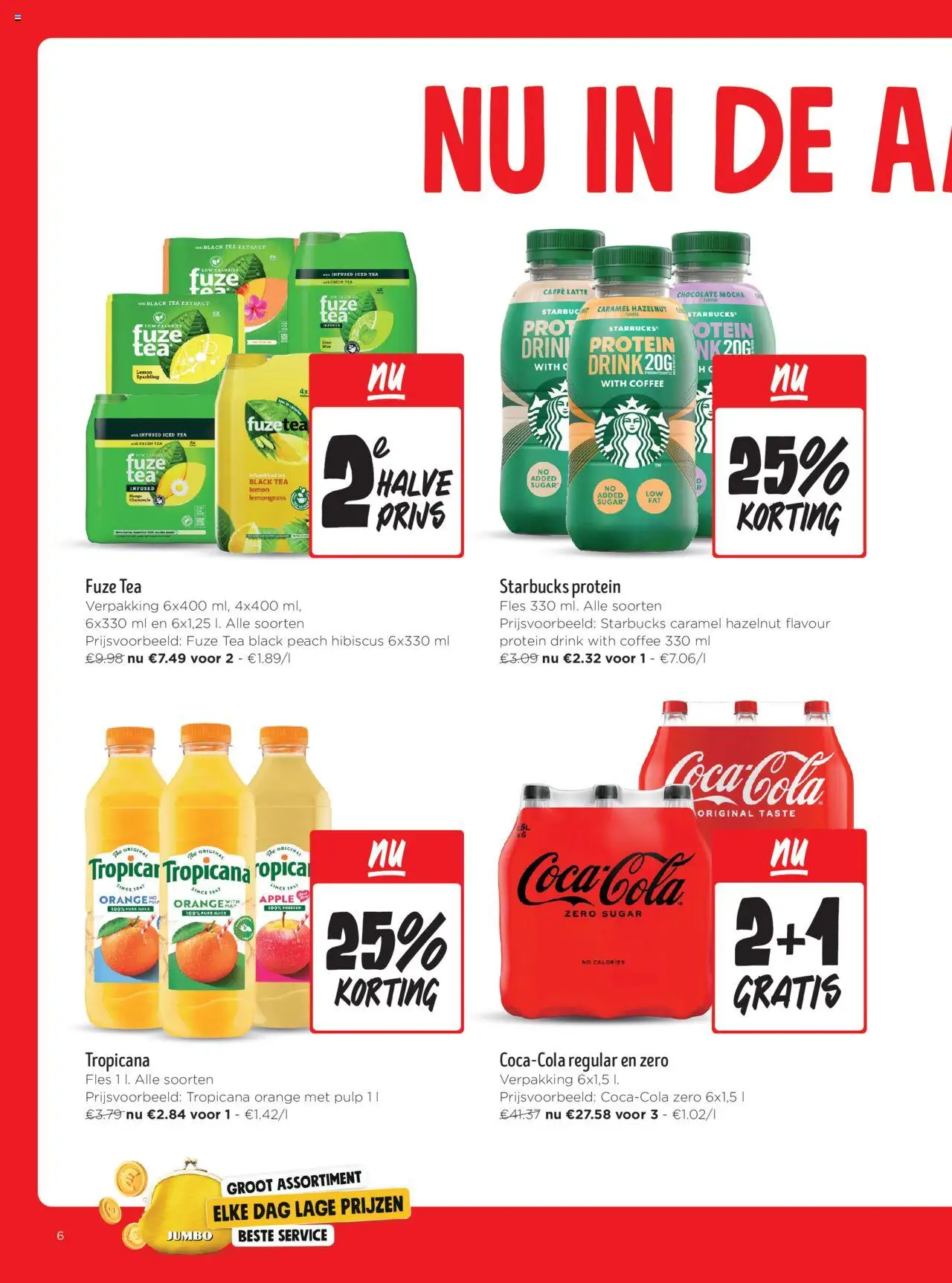  | Pagina: 6 | Producten: Fles, Coca Cola, Tropicana, Was