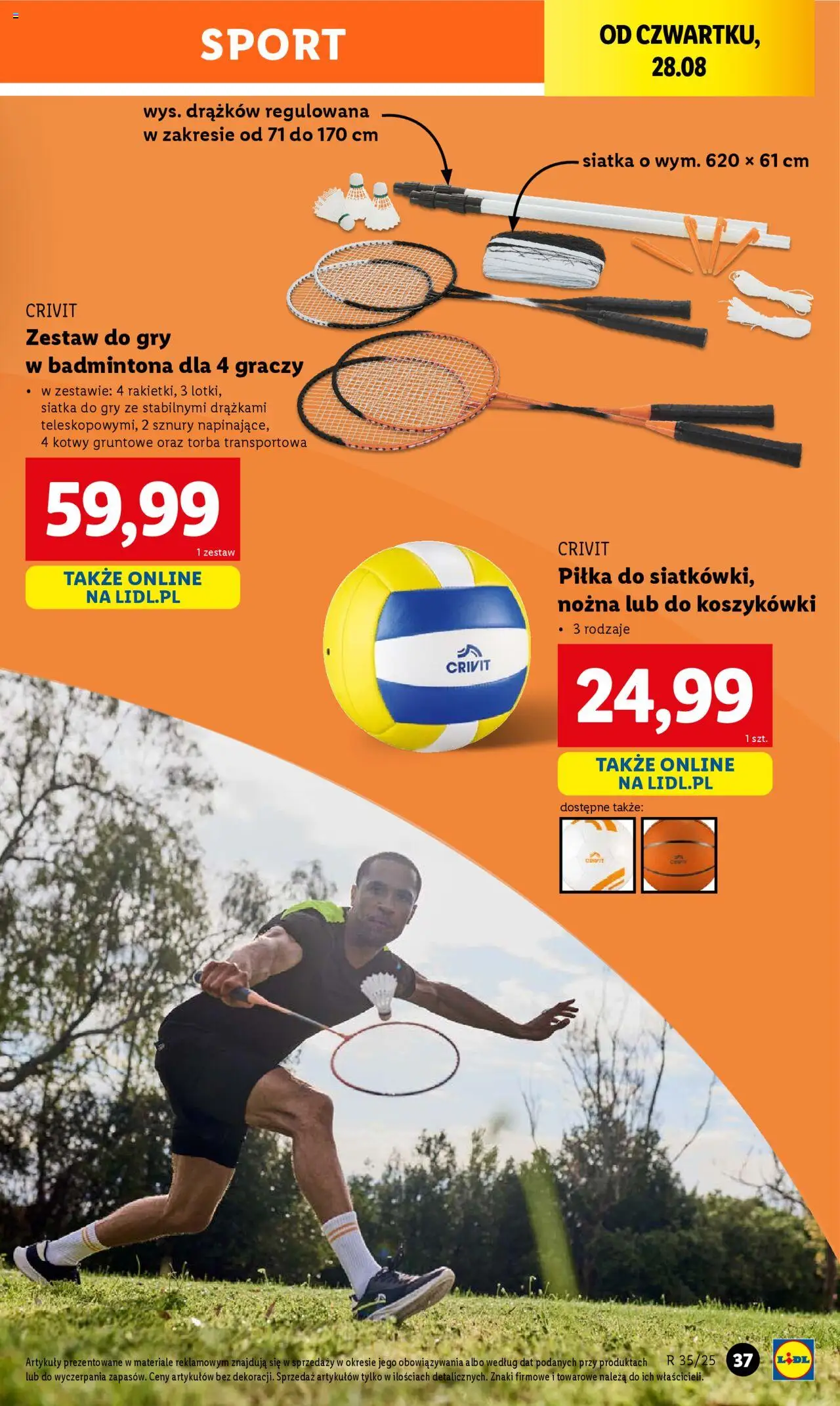 Lidl Katalog od 25.08.2025 | Strona: 37 | Produkty: Torba, Siatka, Gry