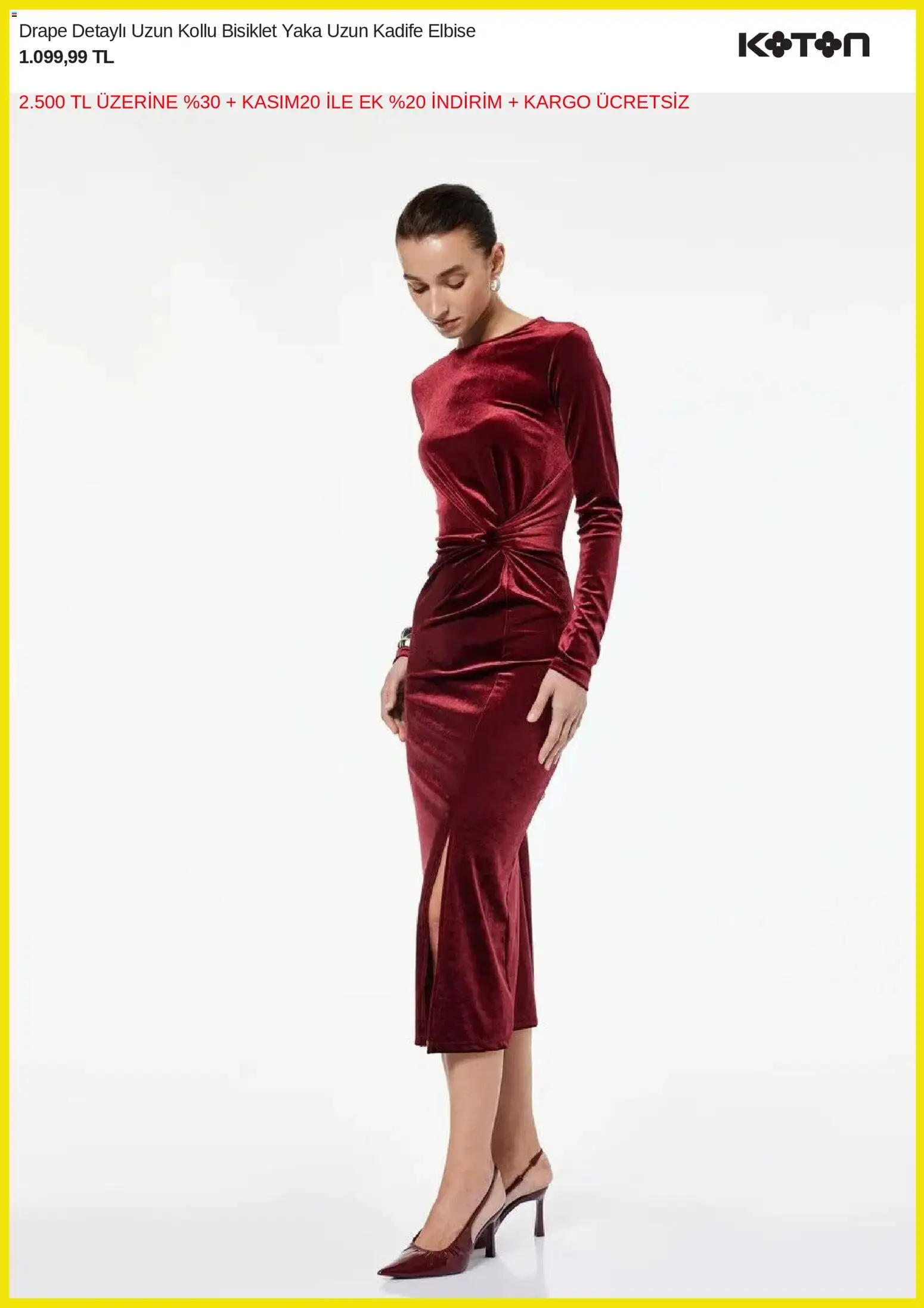 Koton Black Friday - 27.11.2025 tarihinden itibaren geçerlidir | Sayfa: 2 | Ürünler: Elbise