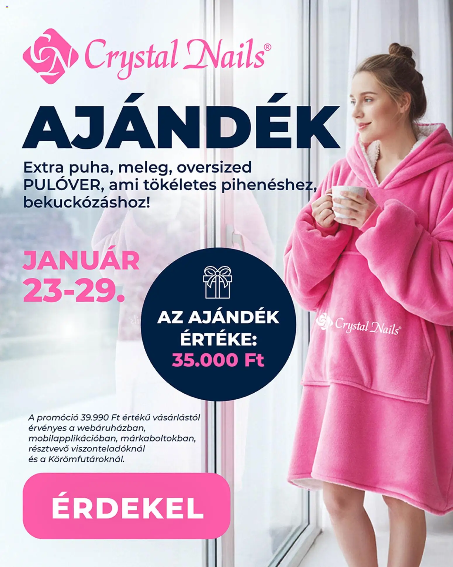 Crystal Nails akciós ujság - amely érvényes a következő dátumtól: 23.01.2026 | Oldal: 1