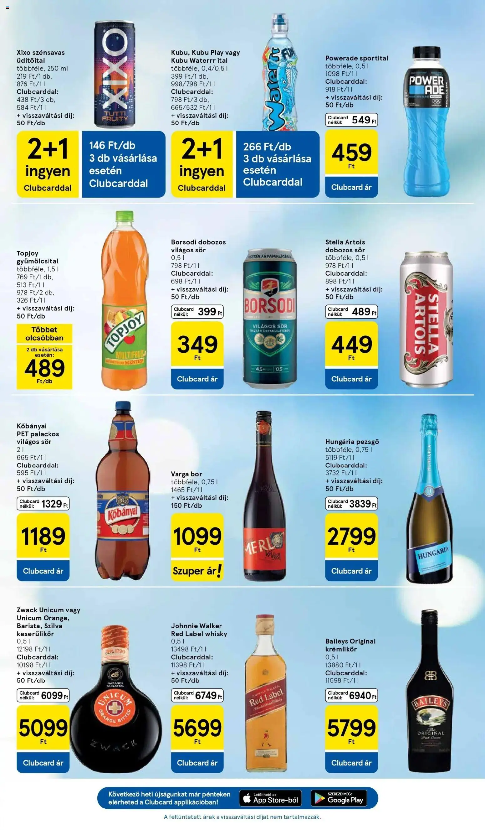 Tesco akciós ujság - amely érvényes a következő dátumtól: 26.02.2026 | Oldal: 9 | Termékek: Szilva, Stella artois, Dobozos sör, Whisky