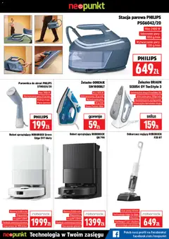Pogląd oferty "Neopunkt gazetka" - ważna od 16.03.2026 | Strona: 9 | Produkty: Odkurzacz, Robot, Parownica, Robot sprzątający