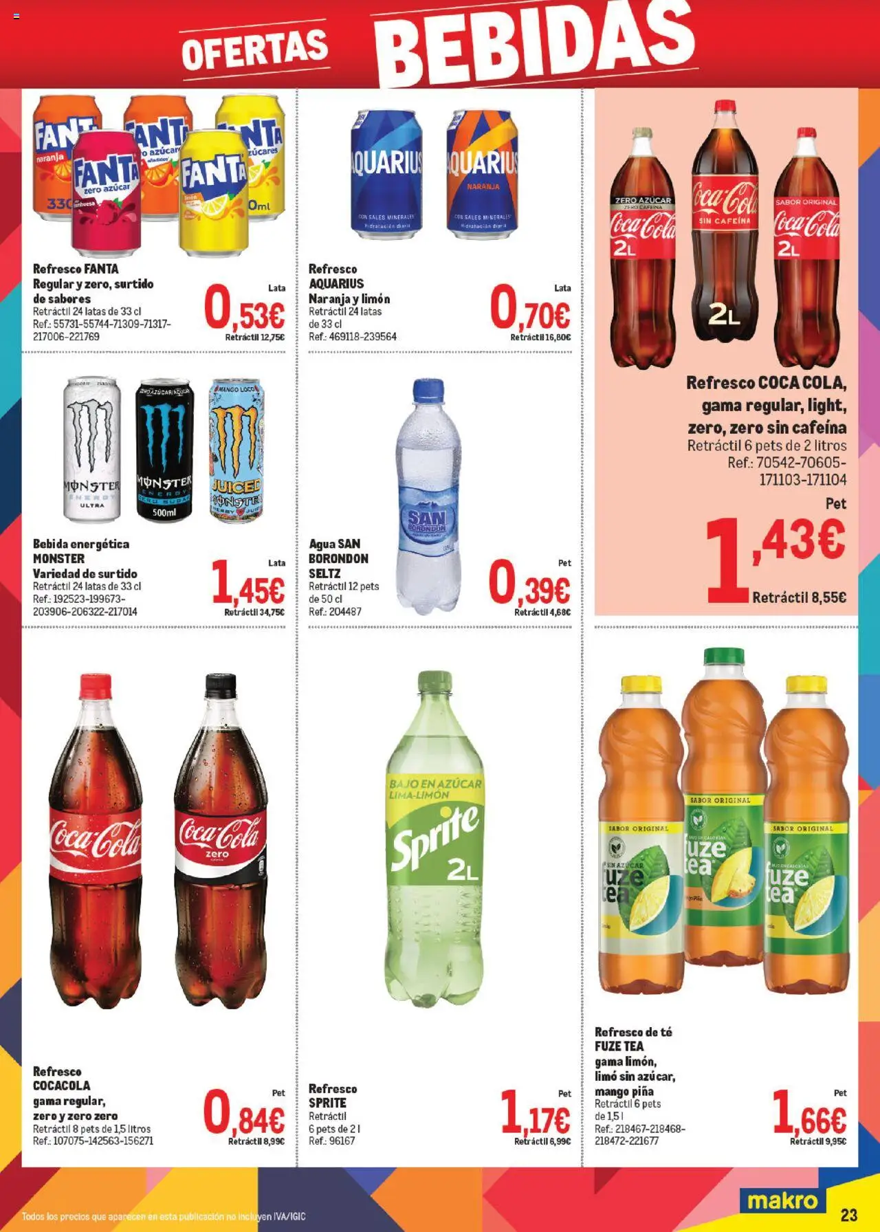 Makro - Precios Canarias │ válido desde el 06.10.2025 | Página: 23 | Productos: Σφουγγαρίστρα, Piña, Té, Ρούτερ
