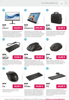 ED Profi leták platný od 01.01.2026 | Strana: 3 | Produkty: Monitor, Myš, Klávesnica, PC