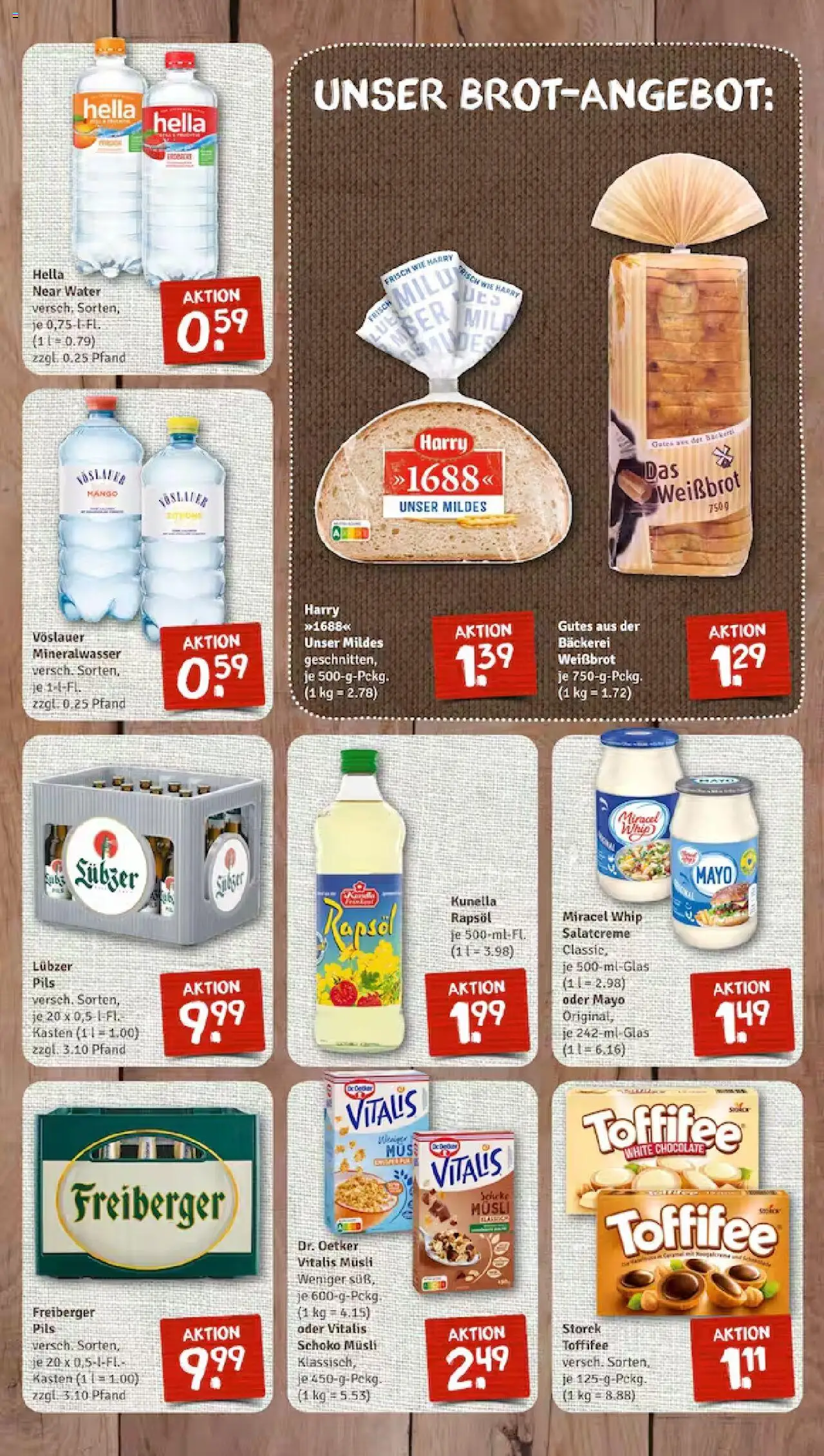 Nahkauf Prospekt 	 - gültig ab dem 18.08.2025 | Seite: 7 | Produkte: Musli, Pils, Miracel whip, Mineralwasser