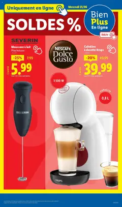  | Page: 39 | Produits: Cafetière, Dolce Gusto, Krups, Lait