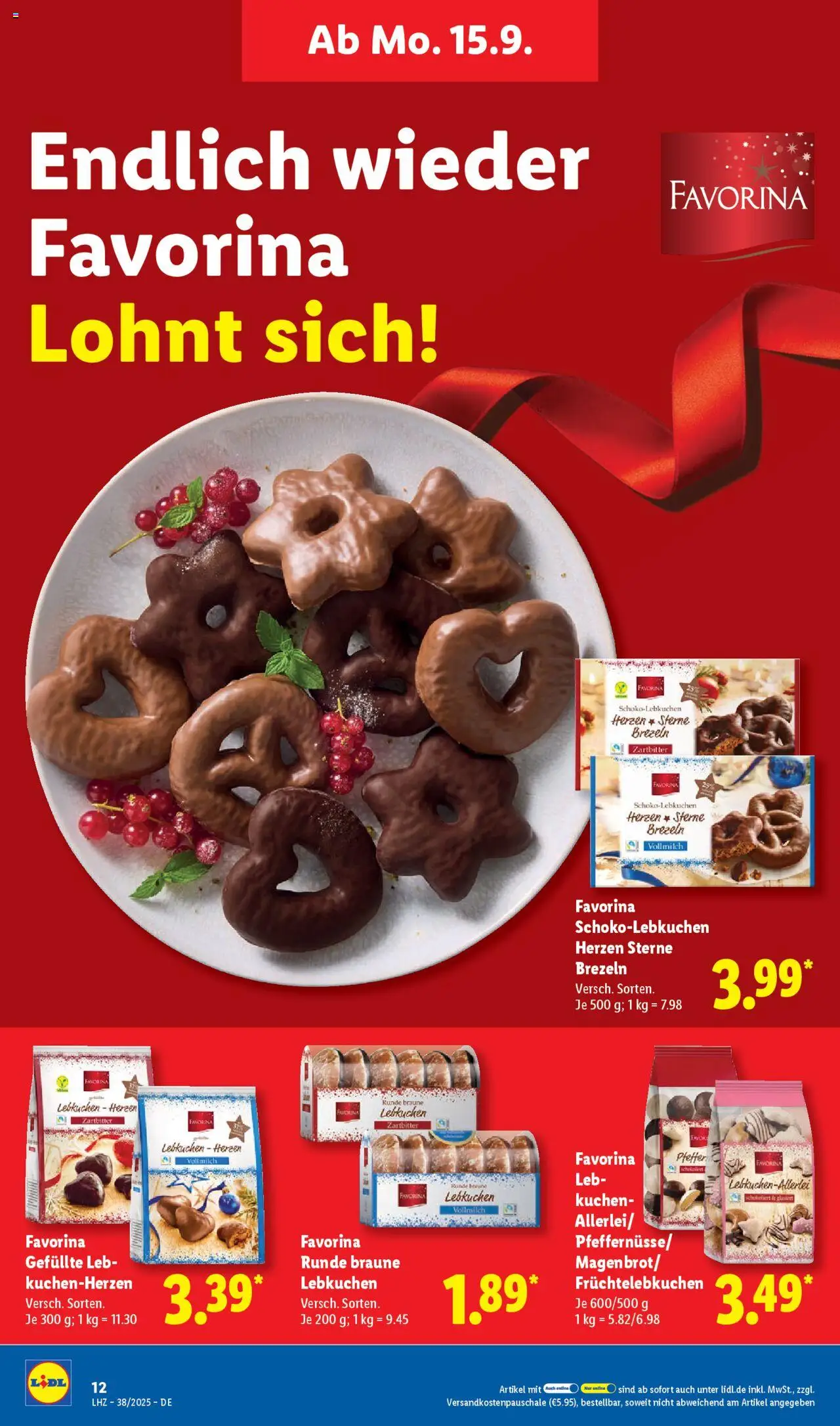 Lidl Prospekt 	 – gültig ab 15.09.2025 | Seite: 22 | Produkte: Pfeffer, Kuchen
