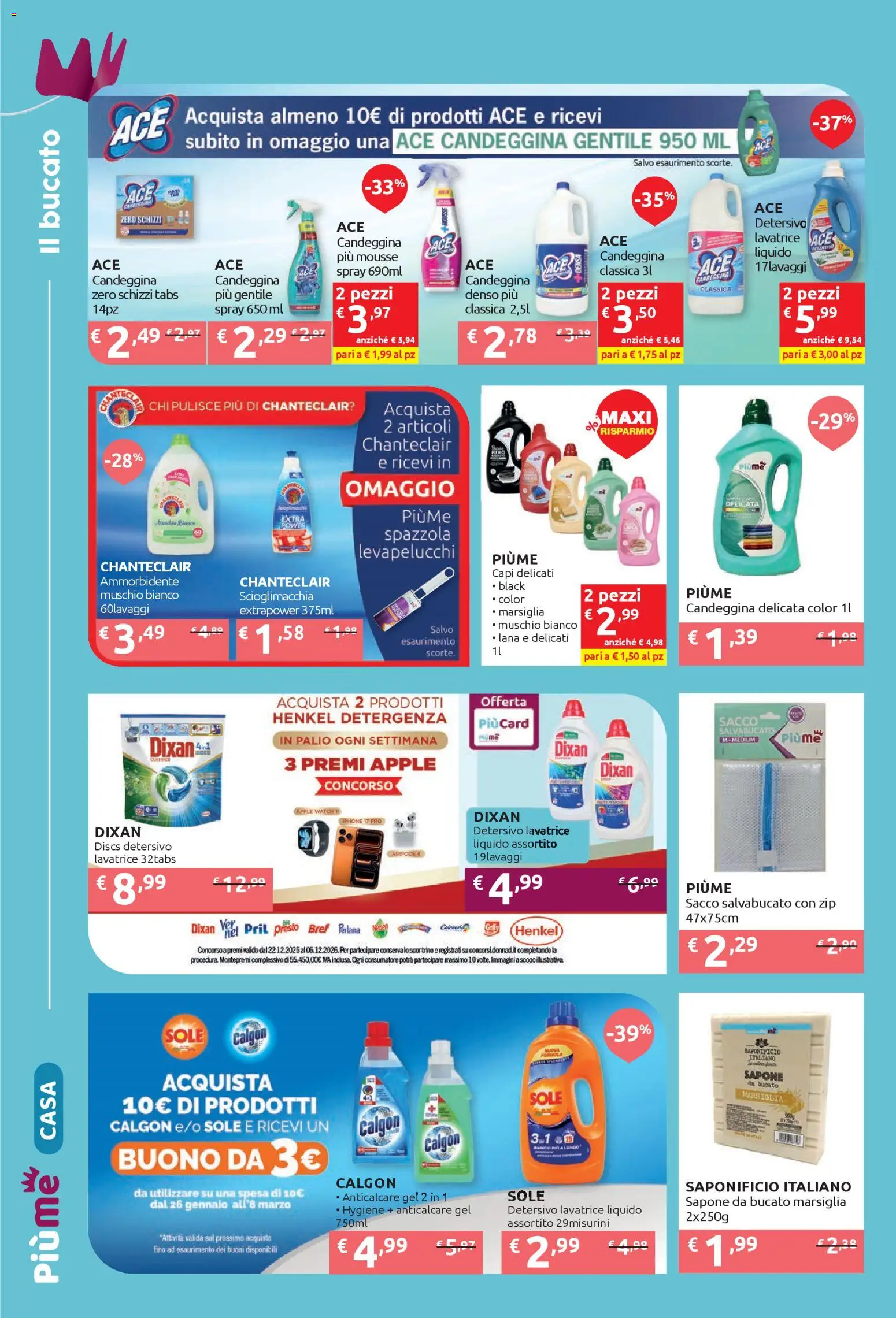 Volantino IperSoap del 26.01.2026 | Pagina: 2 | Prodotti: Spazzola, Sapone, Ammorbidente, Airpods