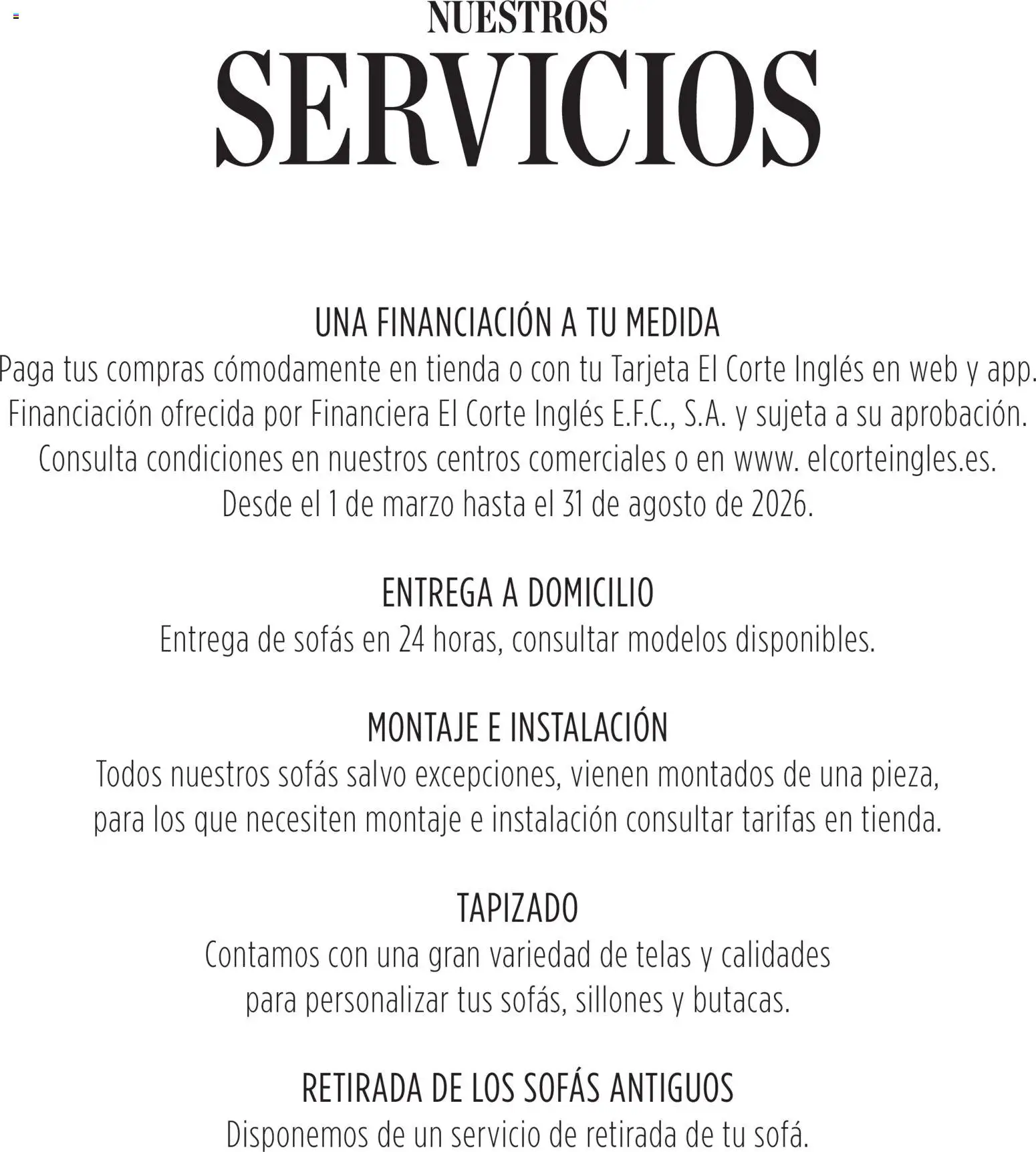El Corte Inglés Sofás │ válido desde el 07.04.2026 | Página: 4