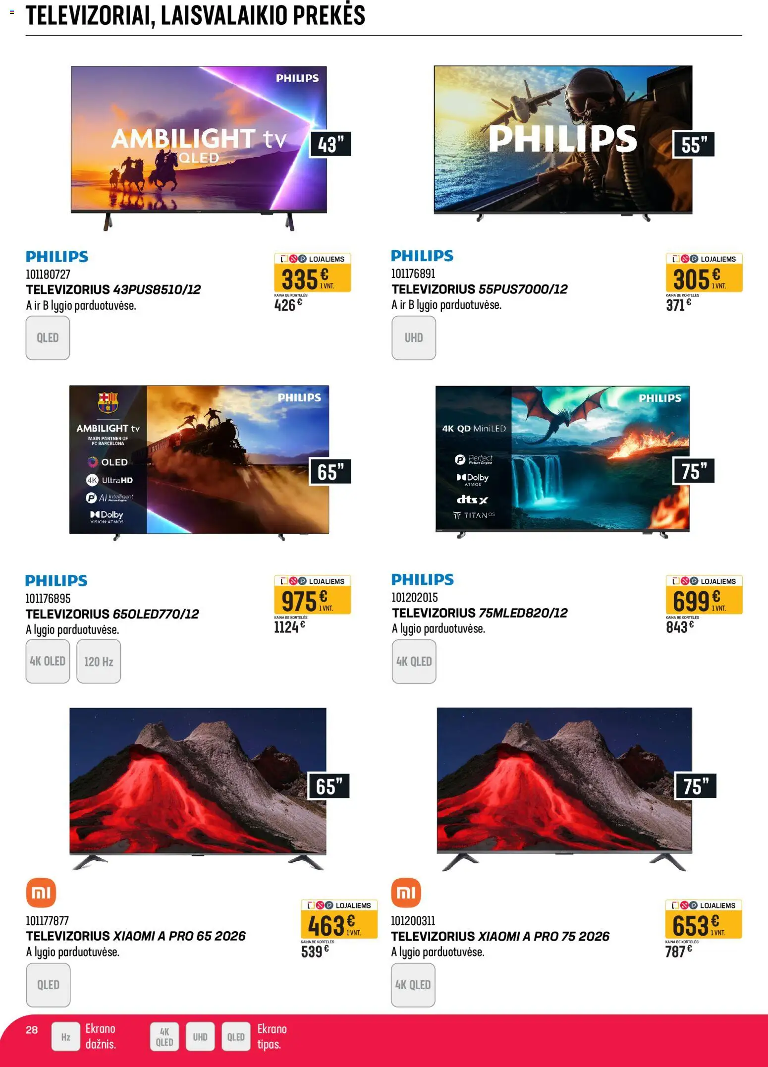 Senukai akcijos nuo 12.03.2026 | Puslapis: 28 | Prekių: Tv, Televizorius