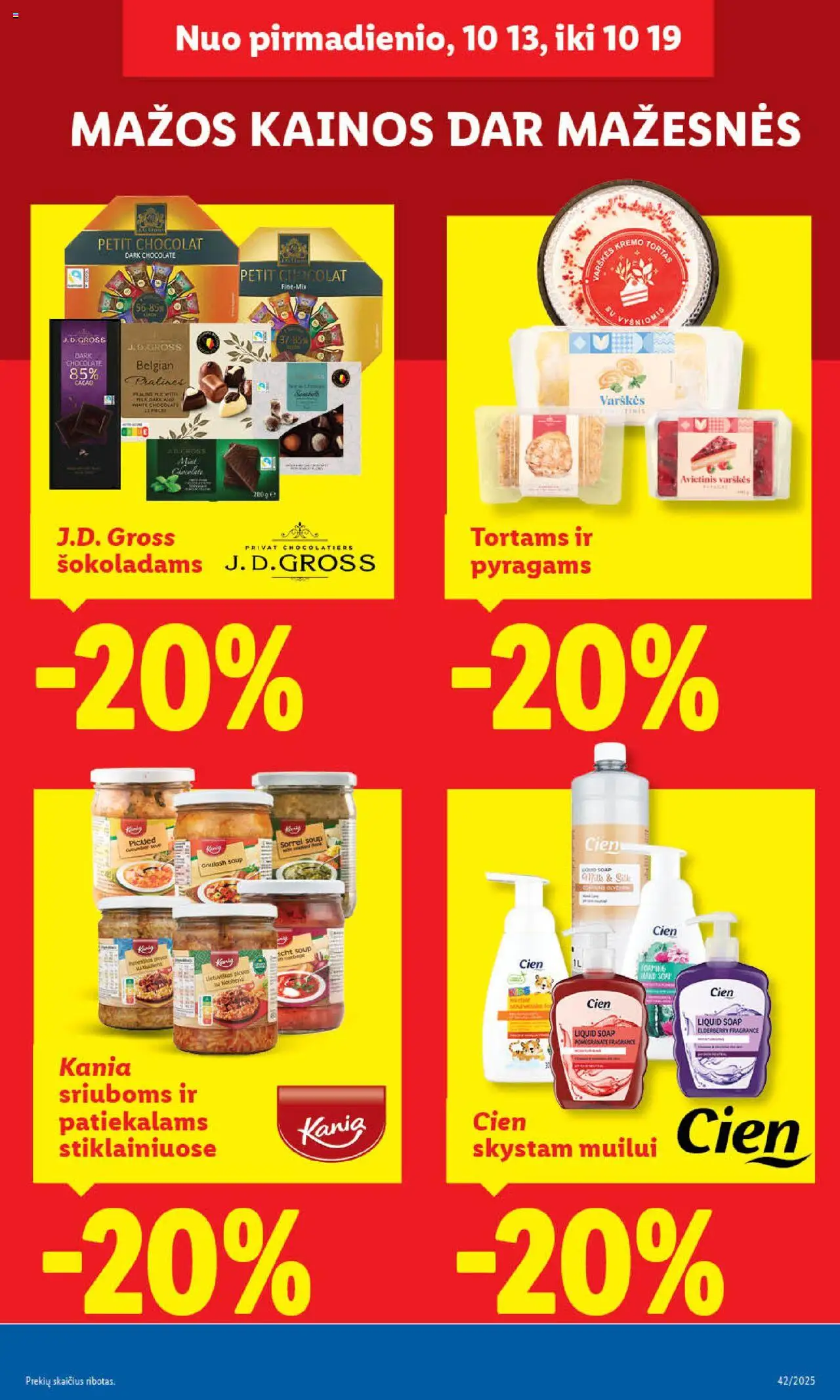 LIDL akcijos nuo 16.10.2025 | Puslapis: 61 | Prekių: Tortas