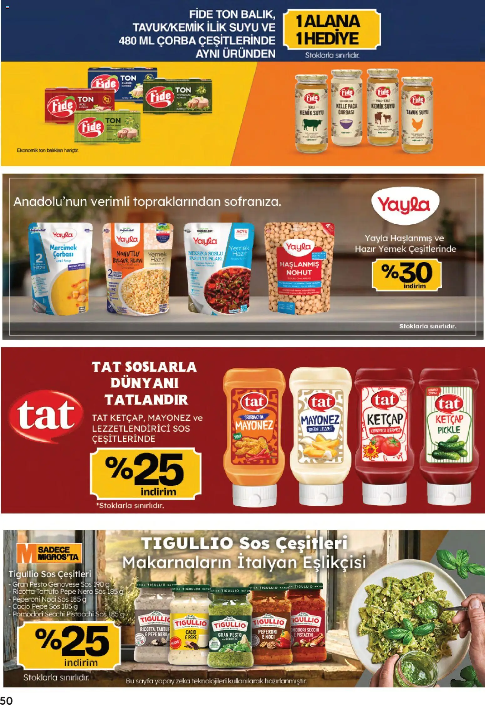 Migros Katalog - 5M Migroskop Dijital - 16.04.2026 tarihinden itibaren geçerlidir | Sayfa: 50 | Ürünler: Kemik suyu, Ketçap, Mayonez, Hazır yemek