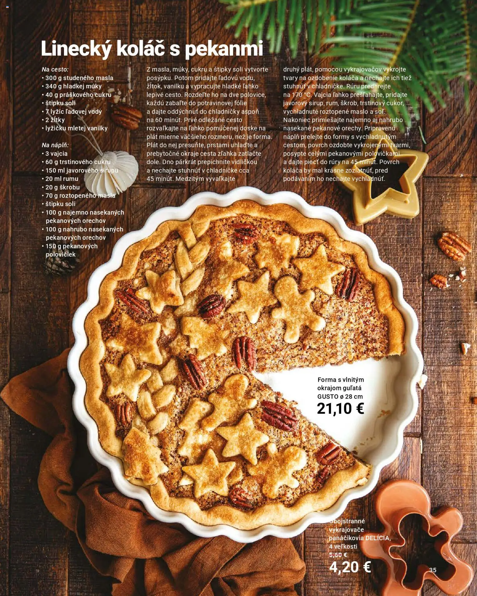 Nové TESCOMA akcie – leták je platný od 01.11.2025 | Strana: 35 | Produkty: Maslo, Vajcia, Koláč