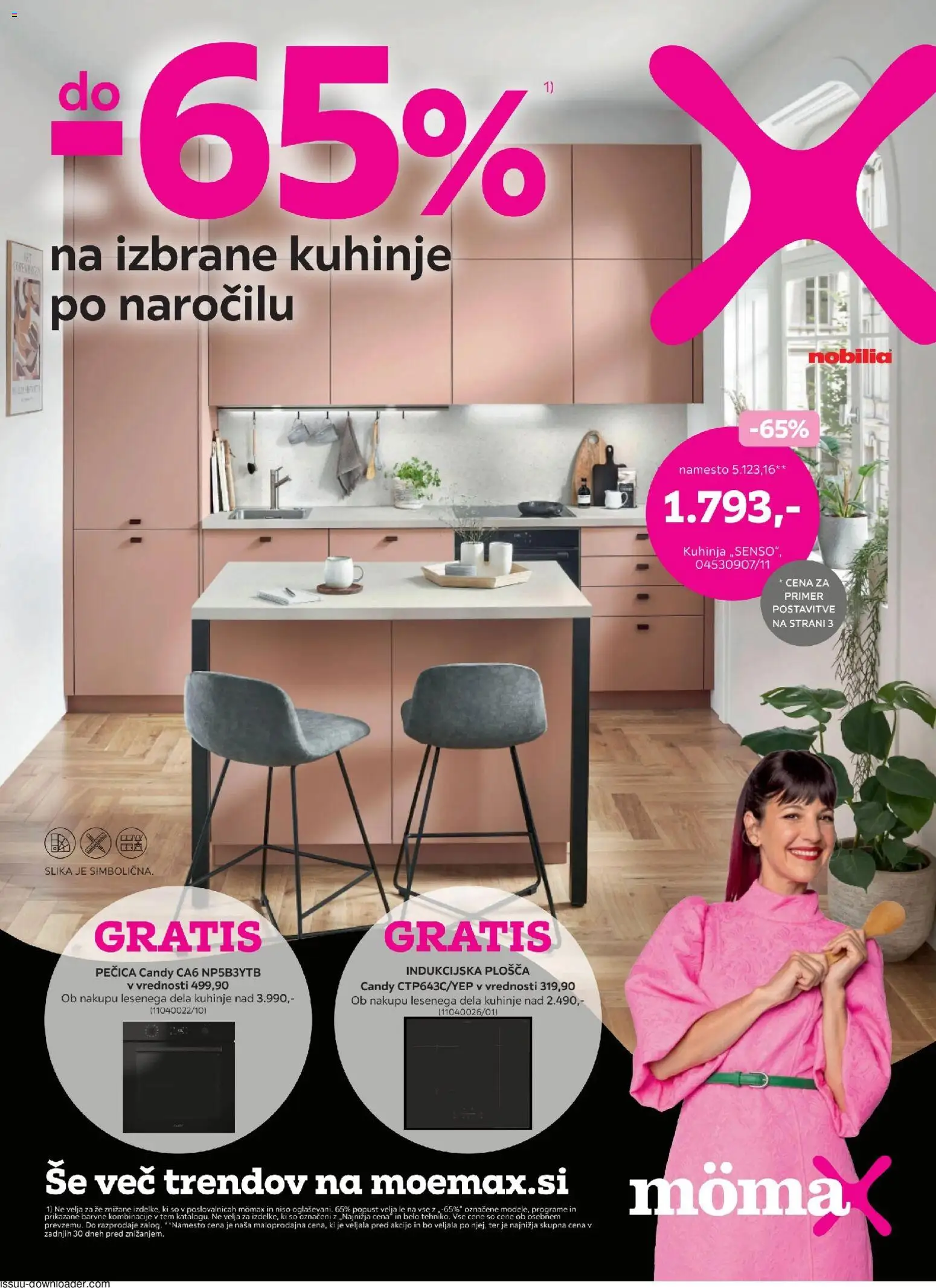 Novi Mömax katalog ponudbe – veljaven od 29.09.2025 | Stran: 1 | Izdelki: Pecica, Kuhinja, Indukcijska plošča