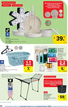 Carrefour folder week 2 - Voorbeeld van een folder van Carrefour, geldig van 07.01.2026 | Pagina: 30 | Producten: Kaarsen, Wasgoed, Servies