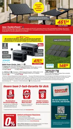 Toom Baumarkt Prospekt 	 ab 02.05.2026 gültig | Seite: 2 | Produkte: Tisch, Batterie
