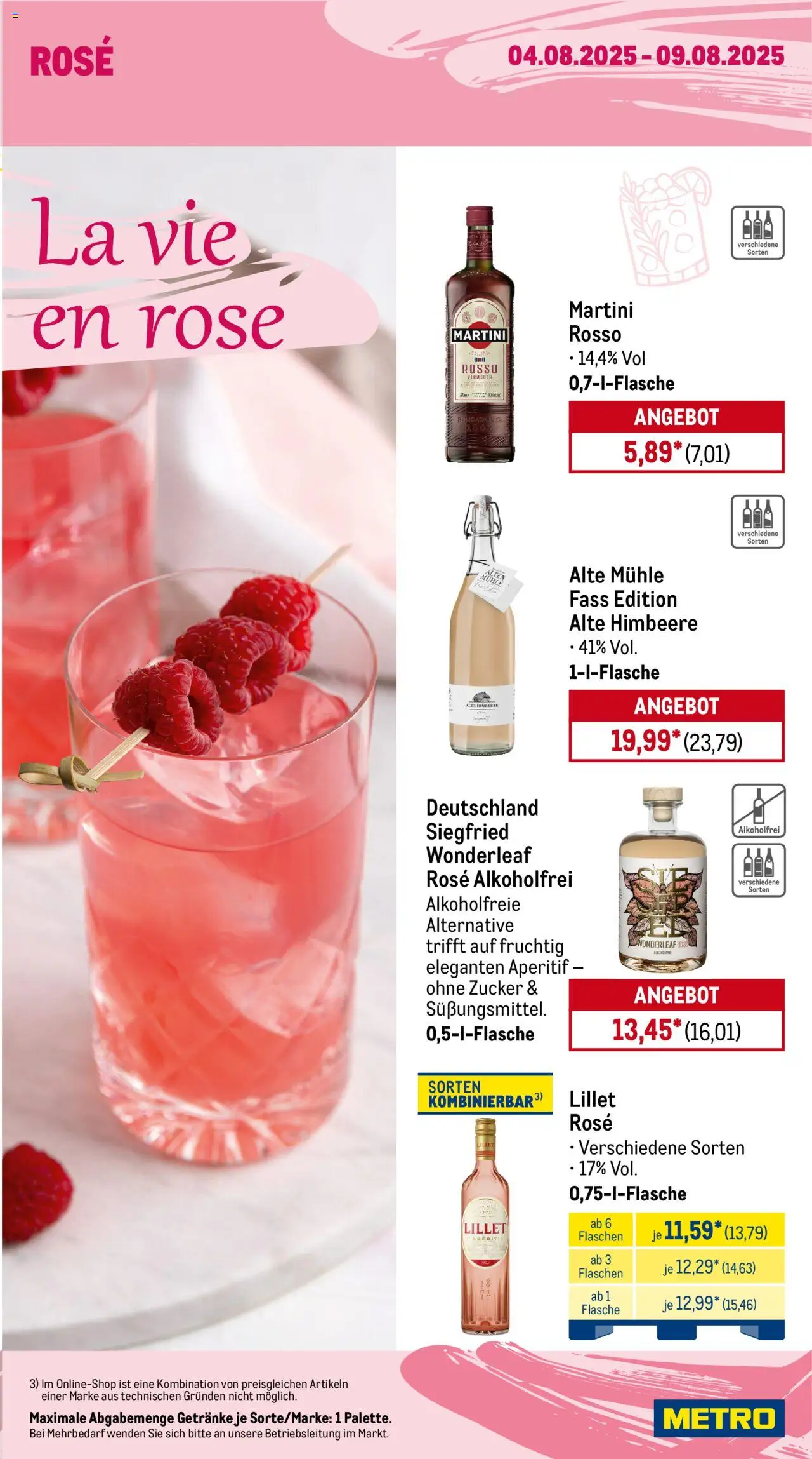 Metro Prospekt 	 - gültig ab dem 04.08.2025 | Seite: 15 | Produkte: Mühle, Lillet, Zucker, Himbeere
