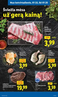 LIDL leidinys galioja nuo 19.01.2026 | Puslapis: 43 | Prekių: Kiaulienos, Jautienos, Viščiukas