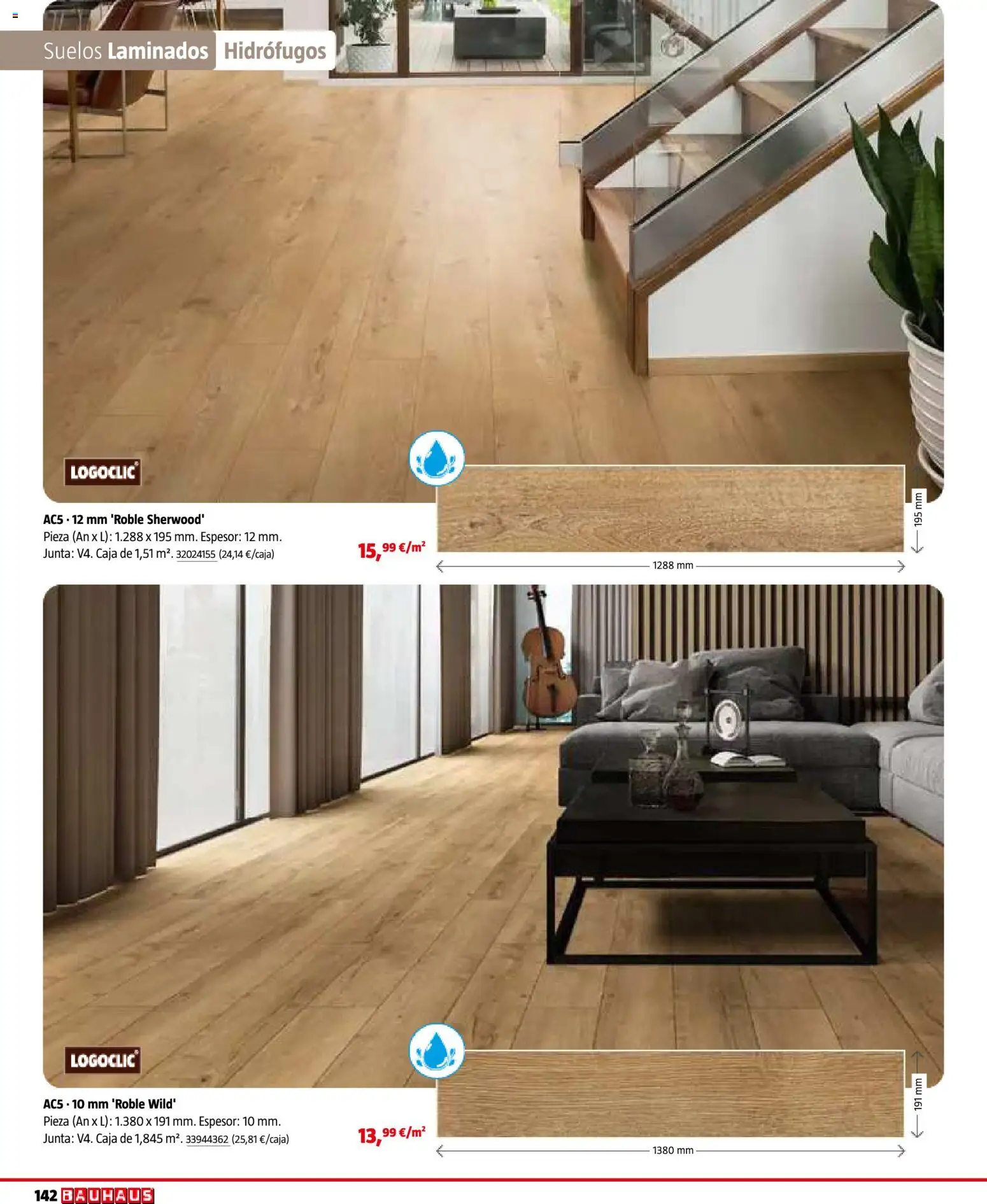 Bauhaus - Suelos y revestimientos │ válido desde el 24.02.2026 | Página: 142 | Productos: Caja