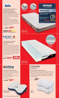 Matratzen Concord Flugblatt ab 28.01.2026 gültig | Seite: 4 | Produkte: Matratze