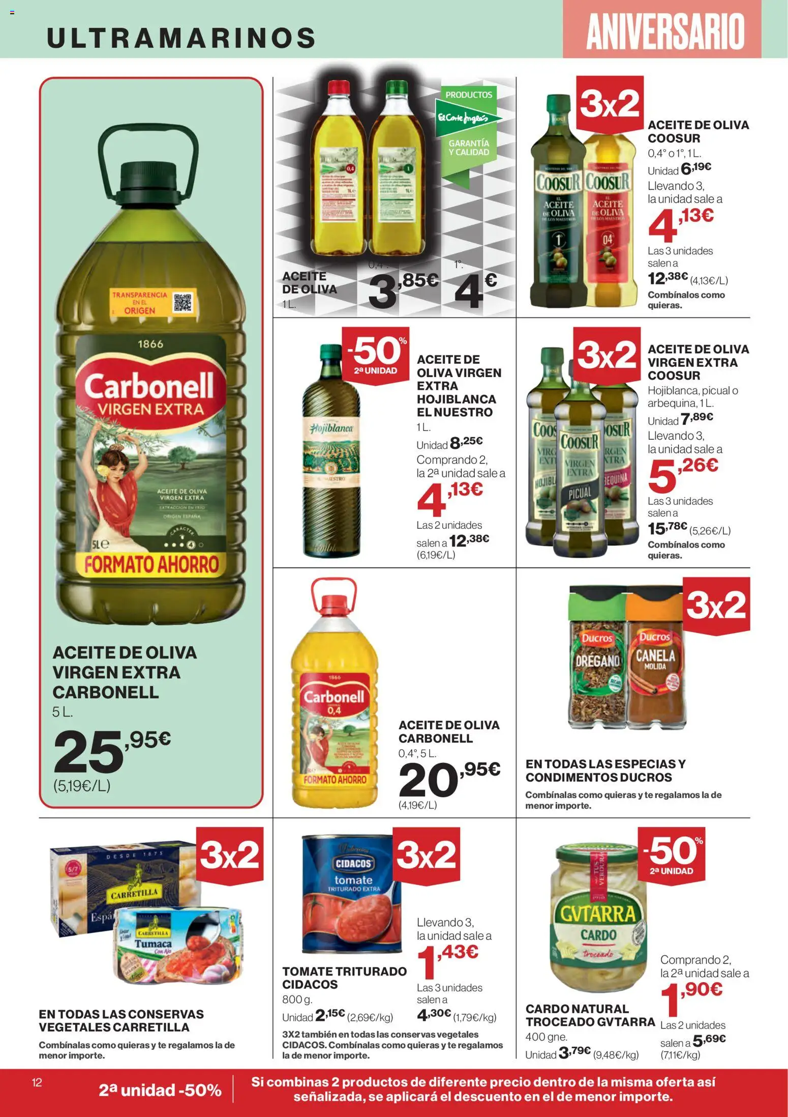 Supercor folleto │ válido desde el 06.11.2025 | Página: 12 | Productos: Aceite, Té, Aceite de oliva, Aceite de oliva virgen extra