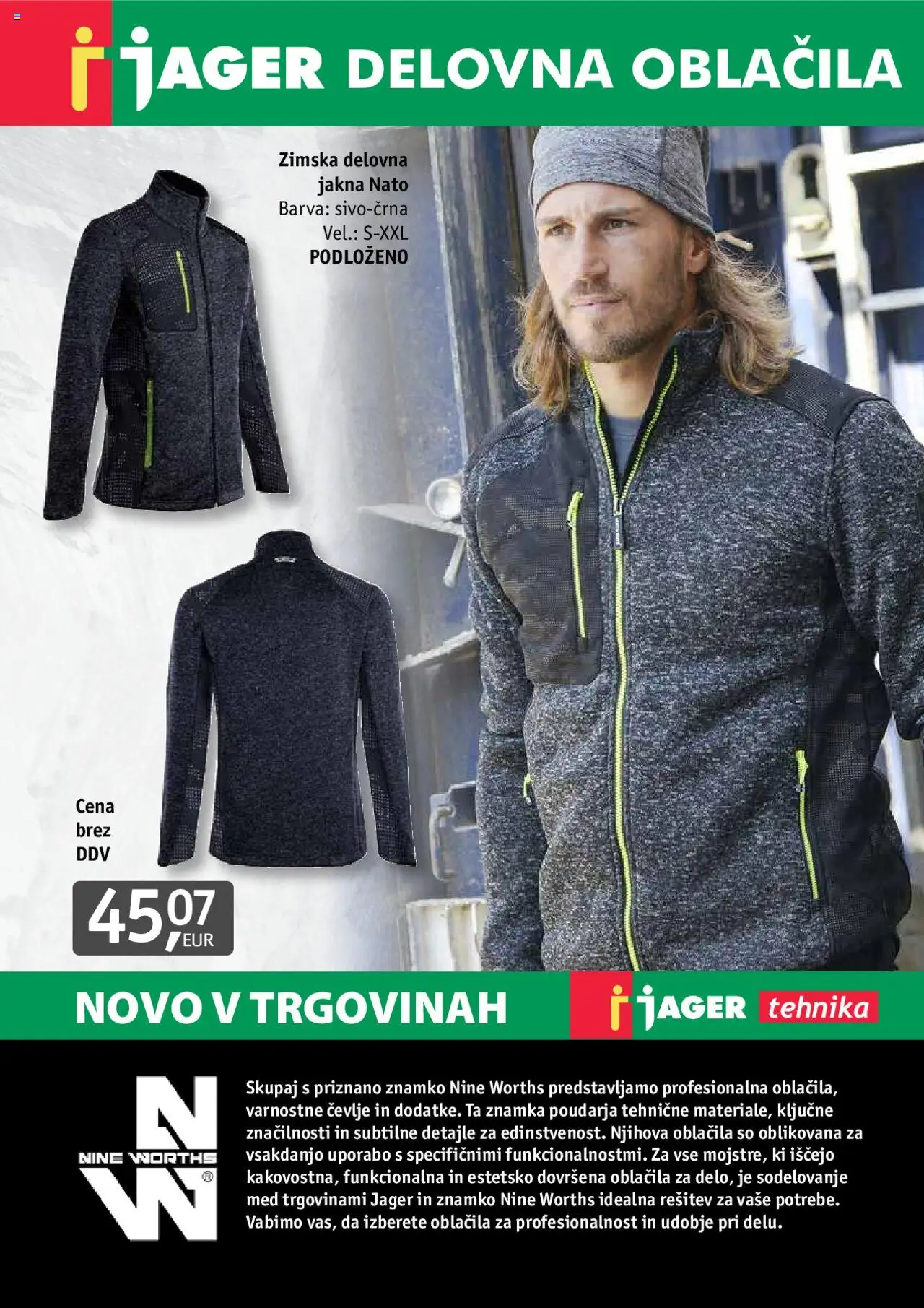 Jager katalog delovnih oblačil │ velja od 29.01.2024 | Stran: 1 | Izdelki: Oblacila, Jakna, Barva