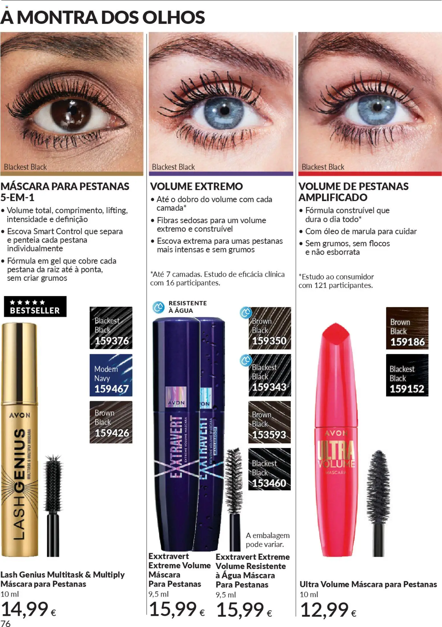 Catálogo Avon Campanha 11 Black Friday │ válido de 01.11.2025 | Página: 76 | Produtos: Agua, Óleo, Flocos