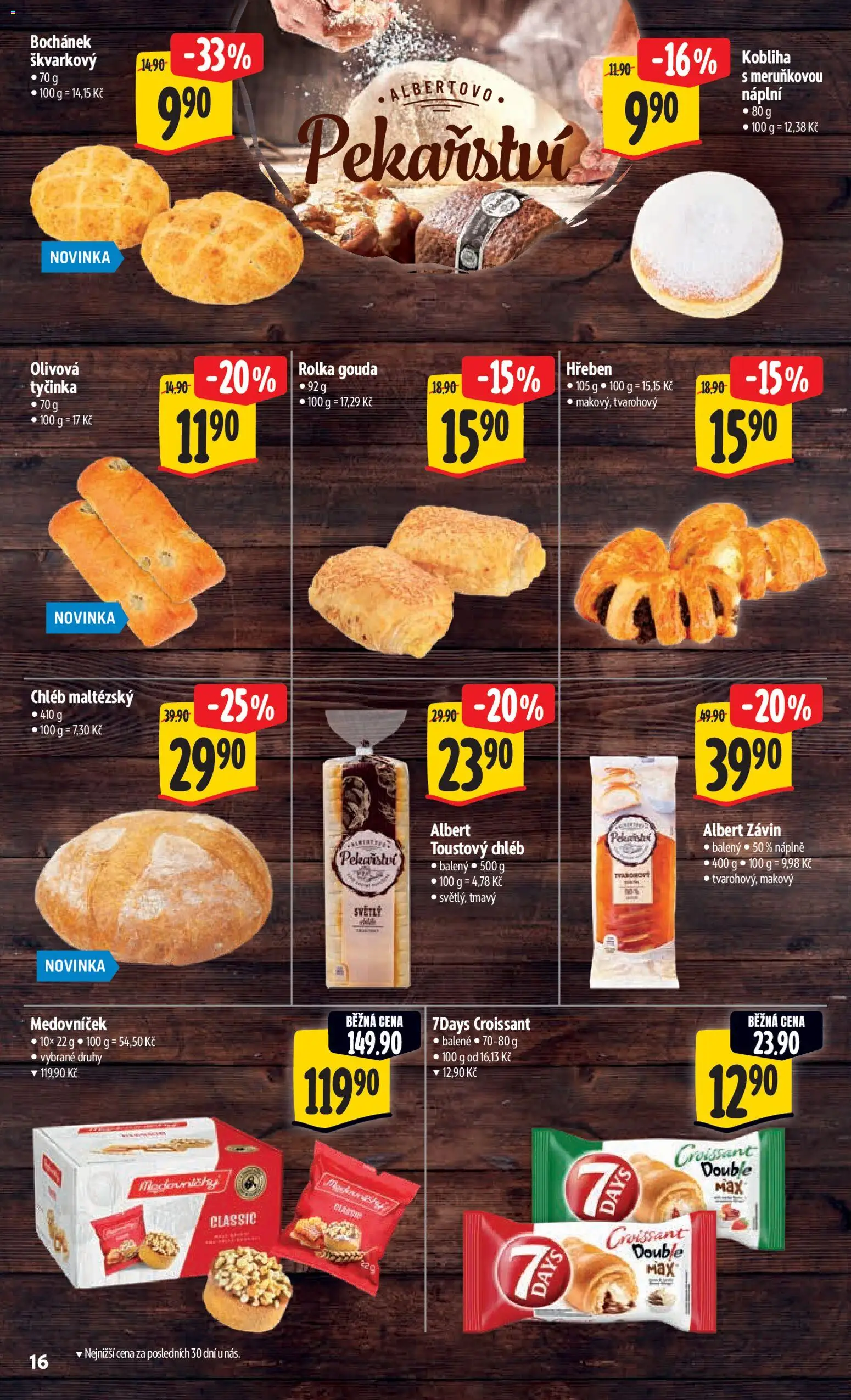 Albert leták - Hypermarket - Brno od 18.03.2026 | Strana: 37 | Produkty: Gouda, Chléb, Croissant, Toustový chléb