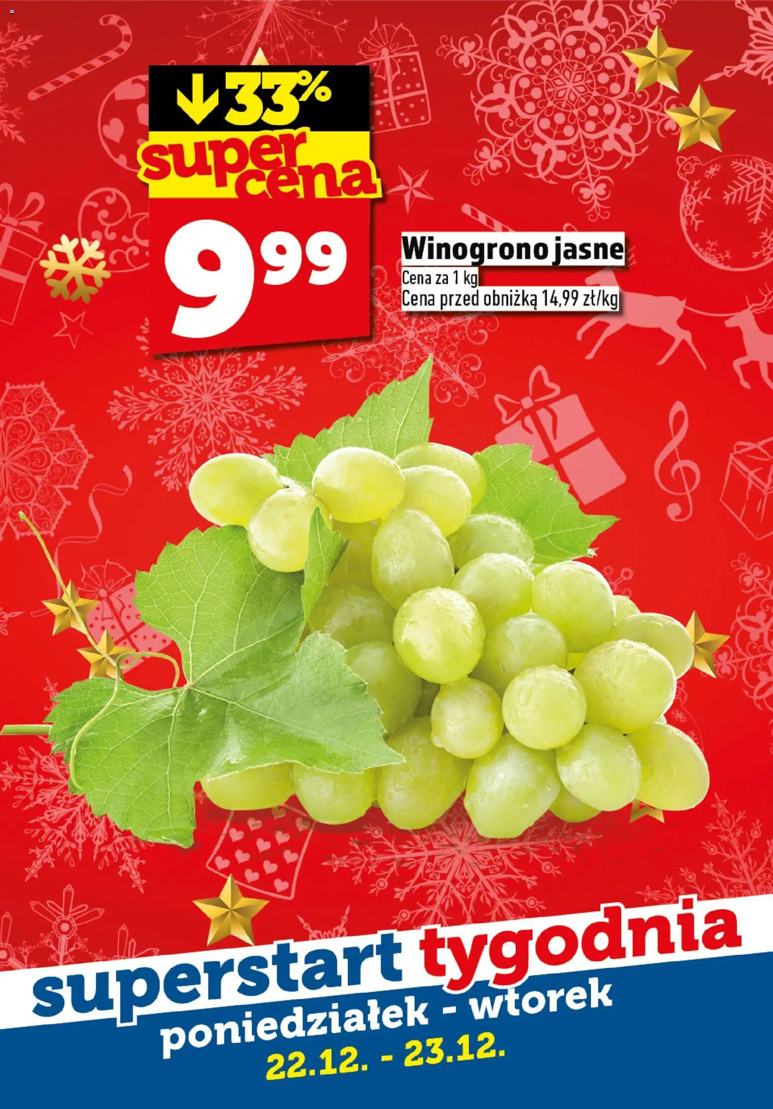 Topaz Gazetka - Superstart tygodnia od 22.12.2025 | Strona: 3 | Produkty: Winogrono