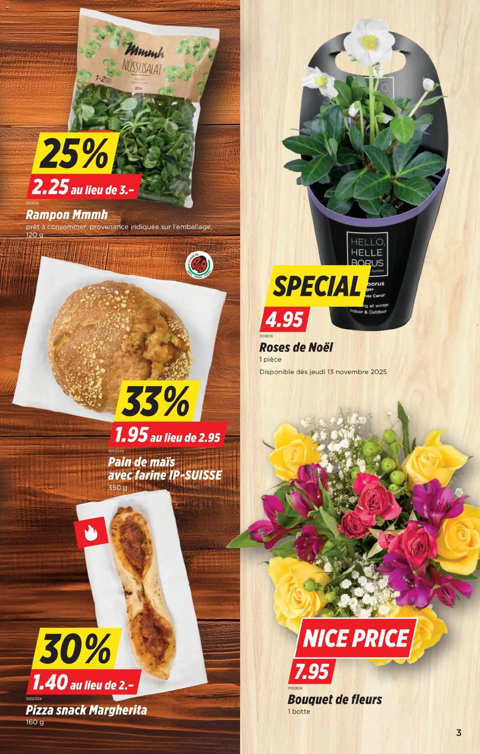 Denner Aktionen FR – gültig ab 11.11.2025 | Seite: 3 | Produkte: Pizza