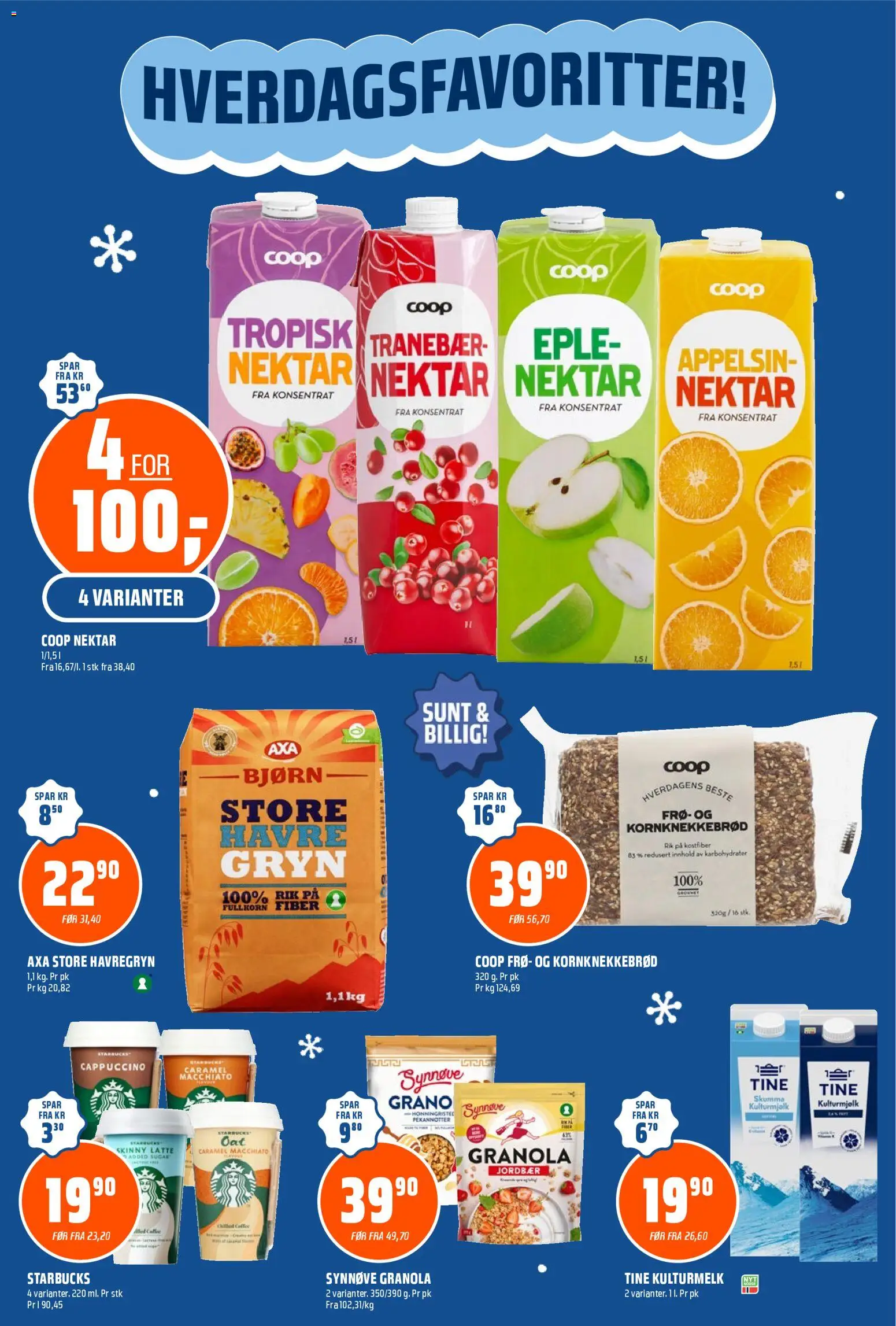 {H1} | Side: 5 | Produkter: Jordbær, Суміш дитяча, Granola, Dishwasher powder