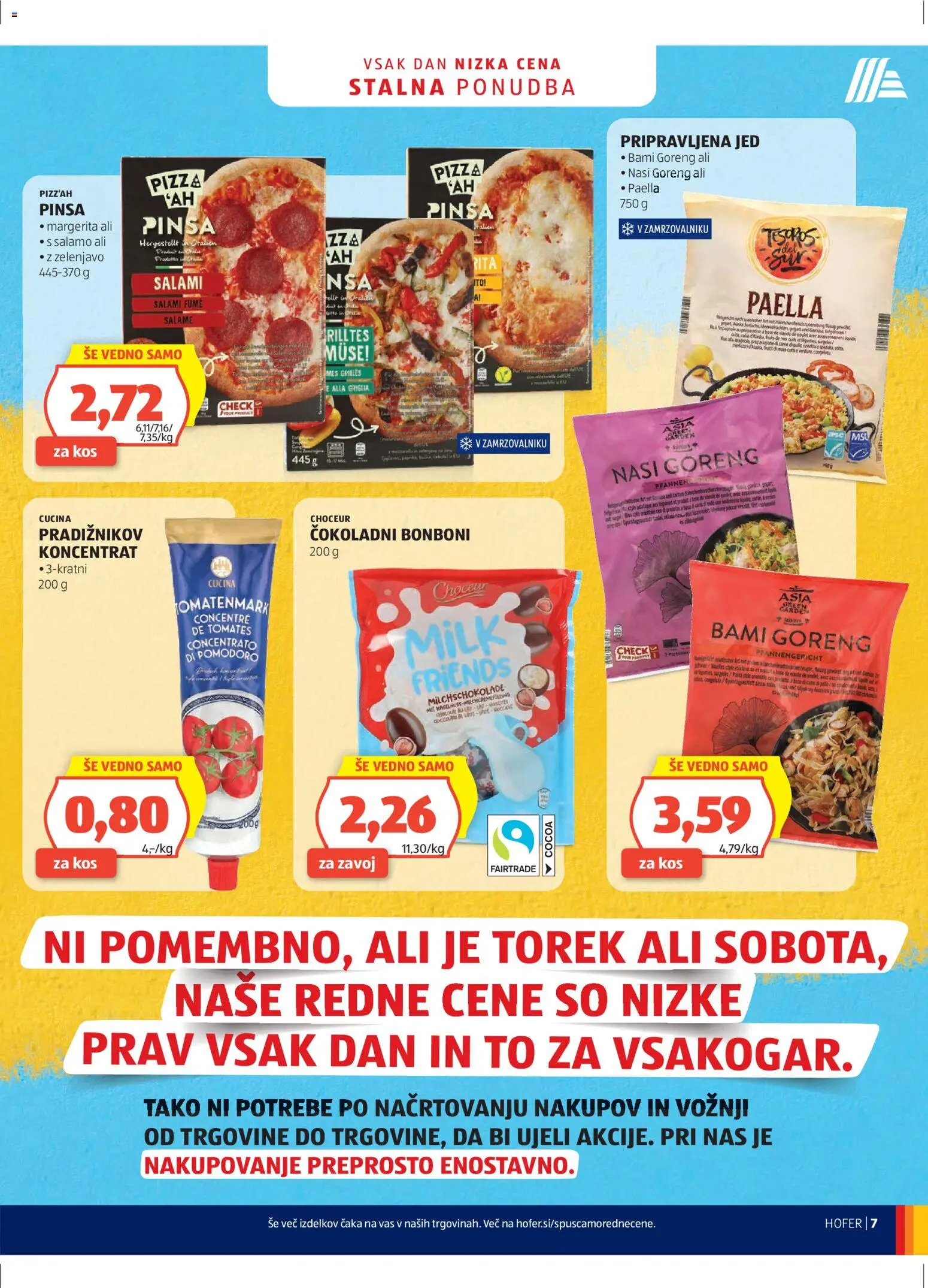 Hofer SI katalog | vrijedi od 15.04.2026 | Stranica: 7 | Proizvodi: Pizza