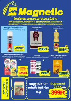 Magnetic akciós újság - amely érvényes a következő dátumtól: 23.04.2026
