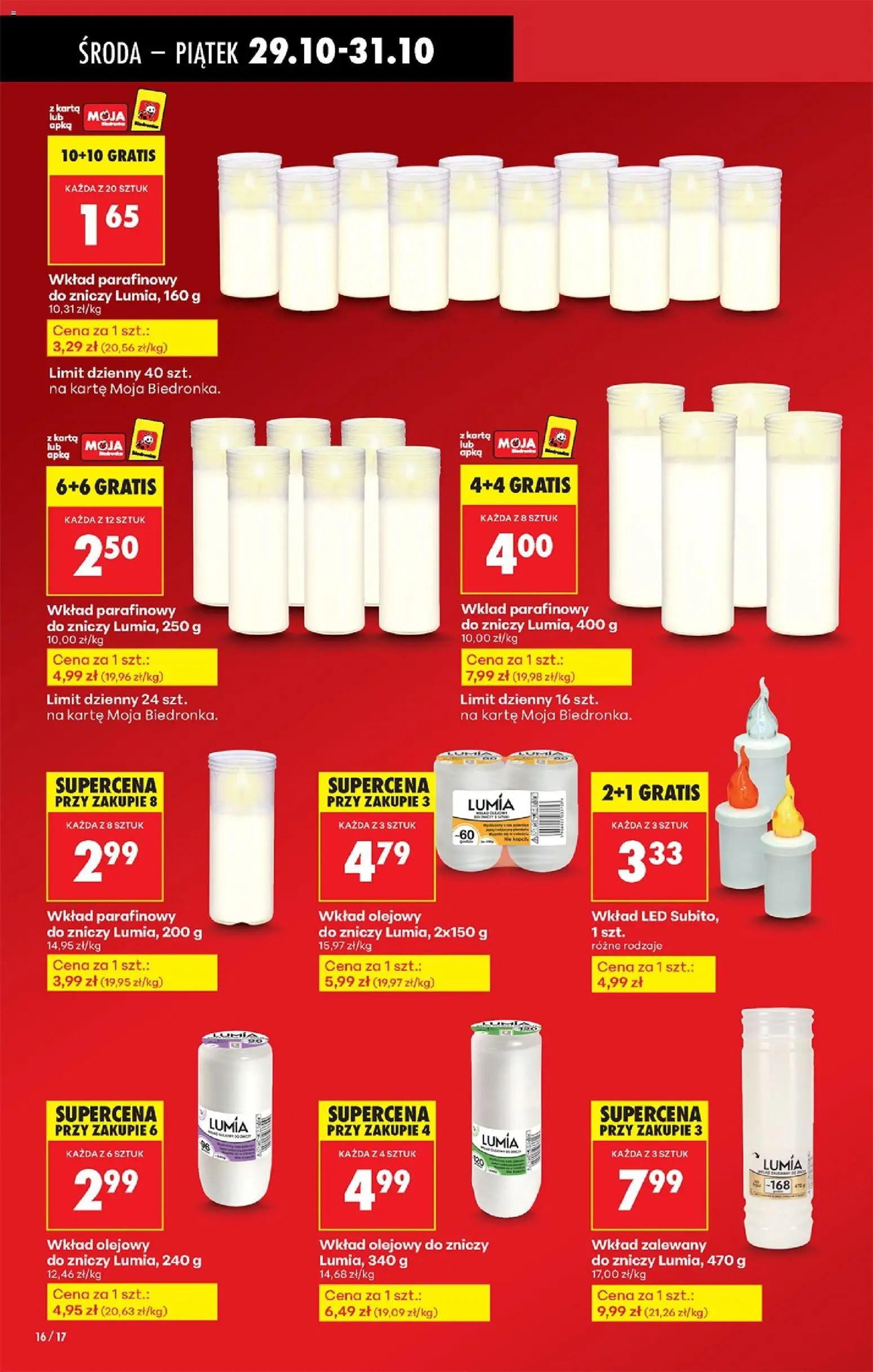 Biedronka gazetka - Oferta w tym tygodniu od 29.10.2025 | Strona: 18 | Produkty: Karta