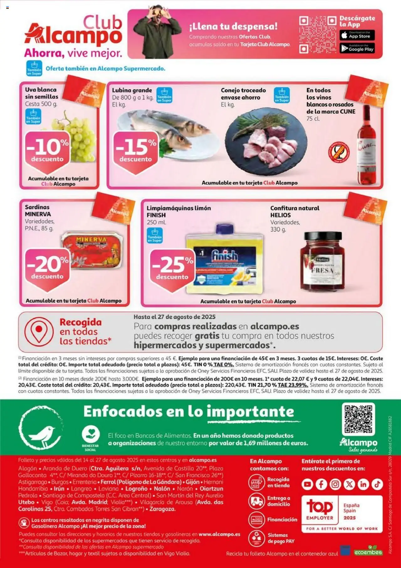 Alcampo - HG Nacional Unificado  │ válido desde el 14.08.2025 | Página: 48 | Productos: Cesta