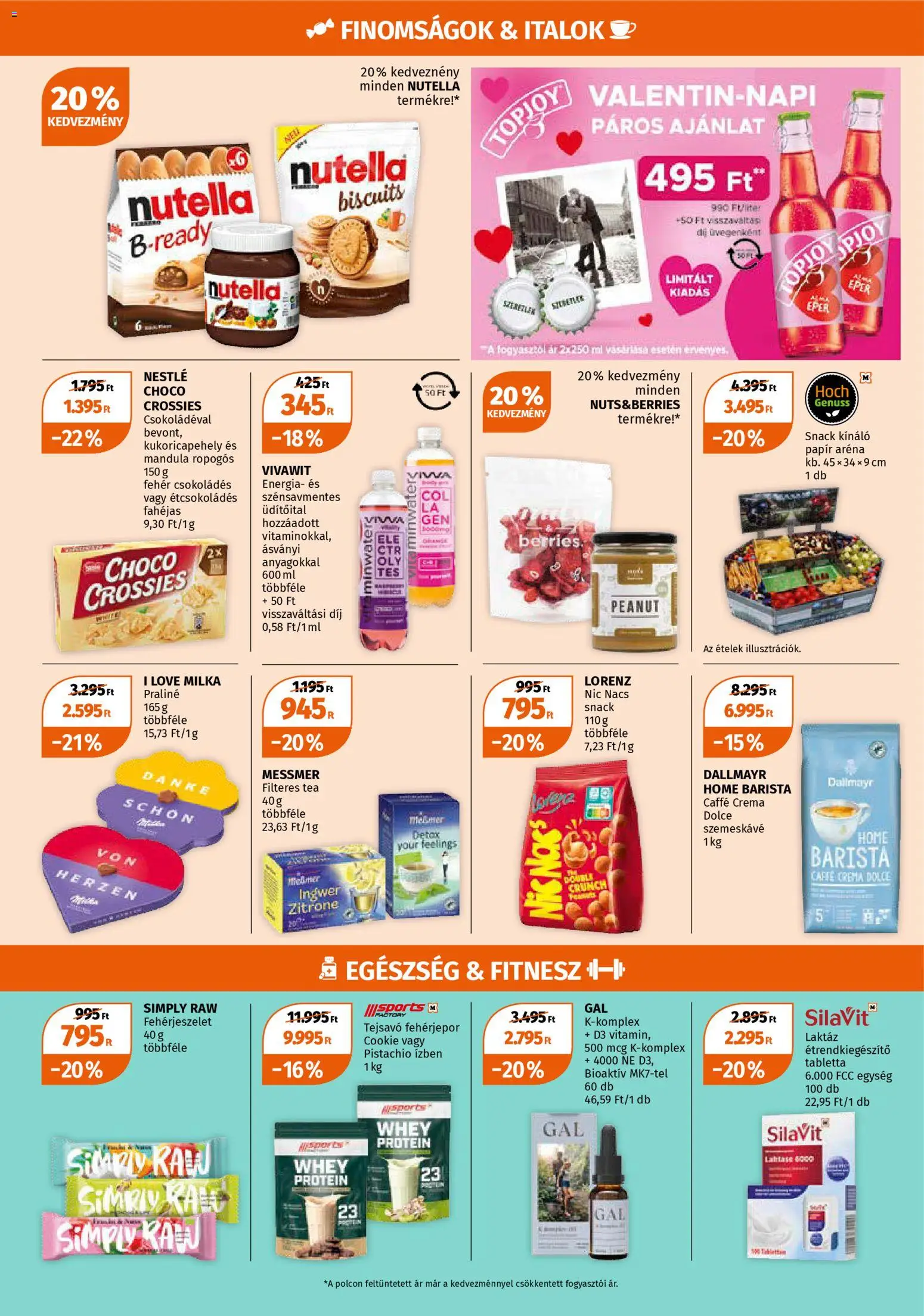 Müller akciós ujság - amely érvényes a következő dátumtól: 02.02.2026 | Oldal: 10 | Termékek: Mandula, Praliné, Eper, Kukoricapehely