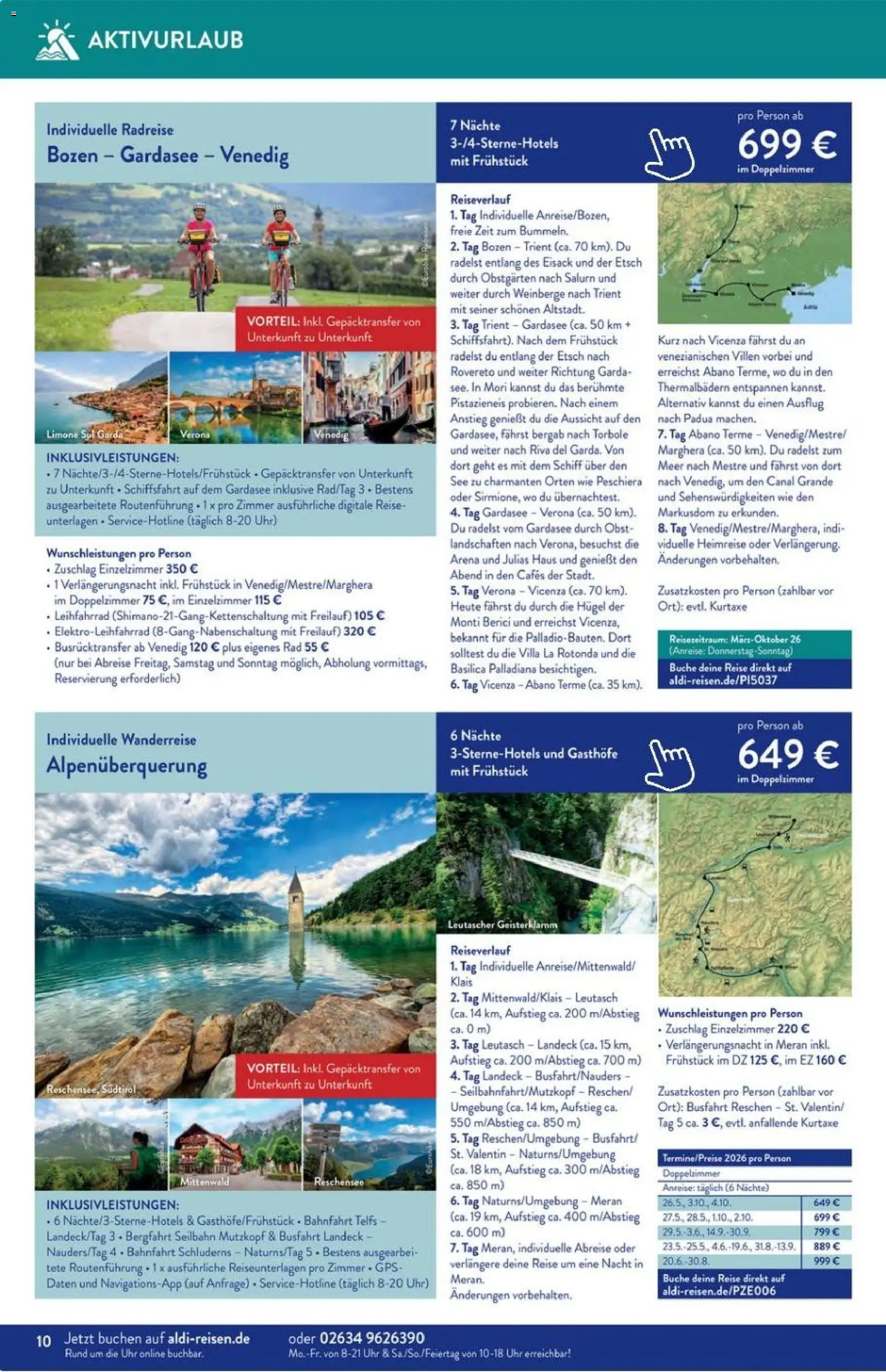 Aldi Reisen Prospekt 	 – gültig ab 01.01.2026 | Seite: 10