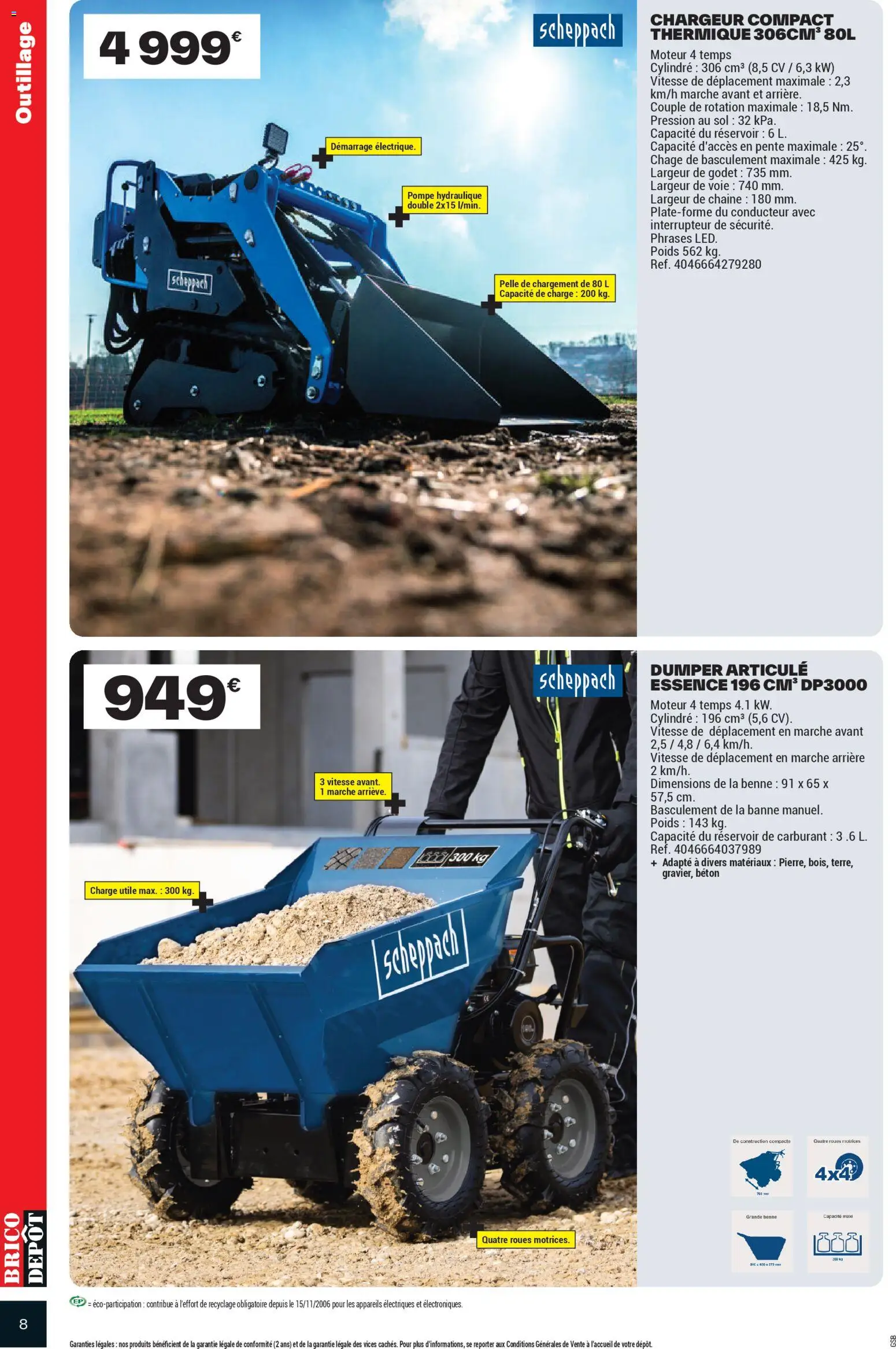 {H1} | Page: 8 | Produits: Poids, Interrupteur