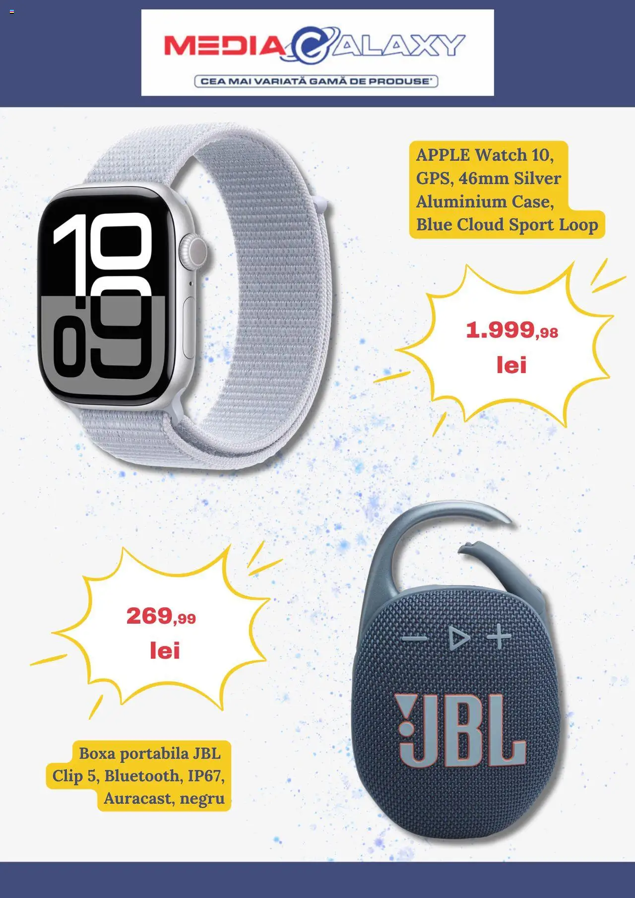 Noul catalog Media Galaxy – valabil de la 16.10.2025 | Pagină: 2 | Produse: Apple, Boxă portabilă