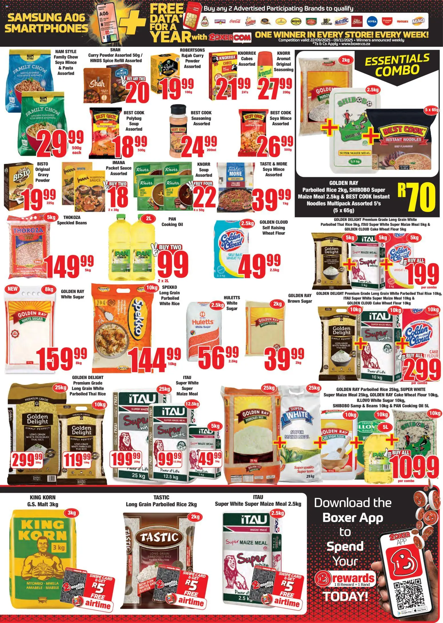 New Boxer catalogue – valid from 23.10.2025 | Page: 9 | Products: Data, Chicken, Rice, Soya mince